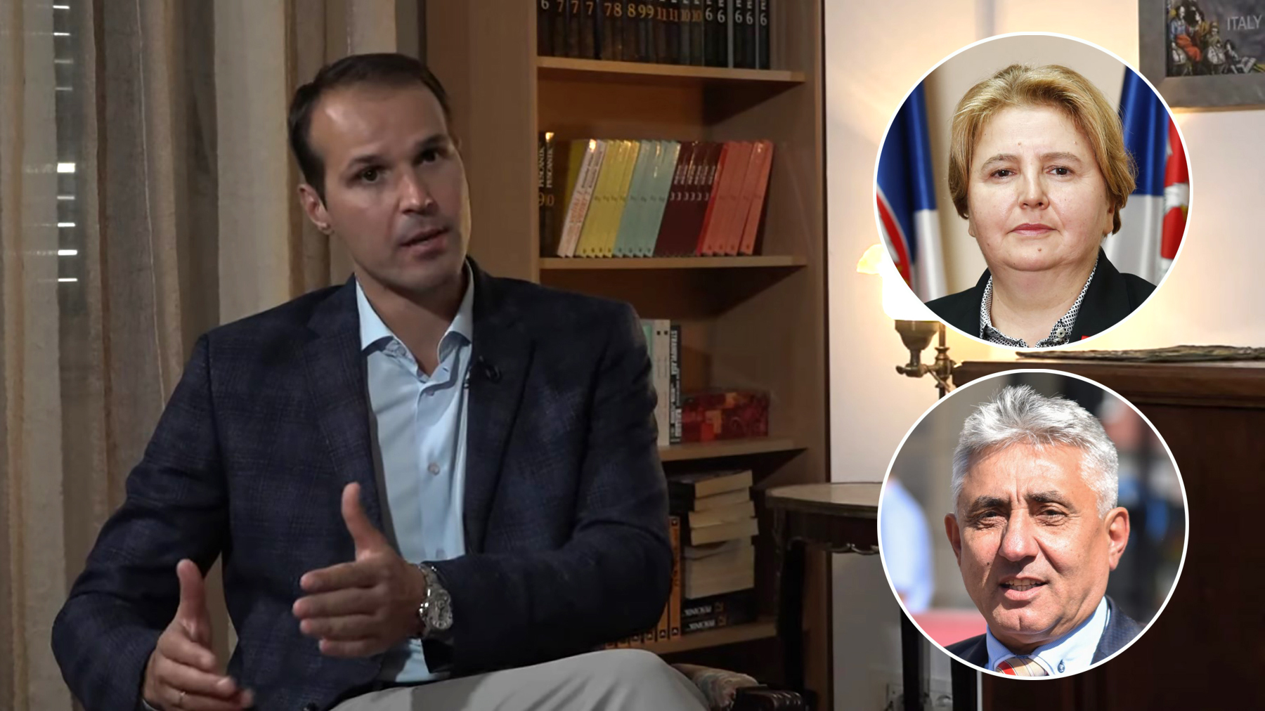 Predrag Milovanović, Zagorka Dolovac, Dragoljub Simonović, kombo Foto: Printscreen/YouTube/Udruzenje tuzilaca Srbije/Arhiva