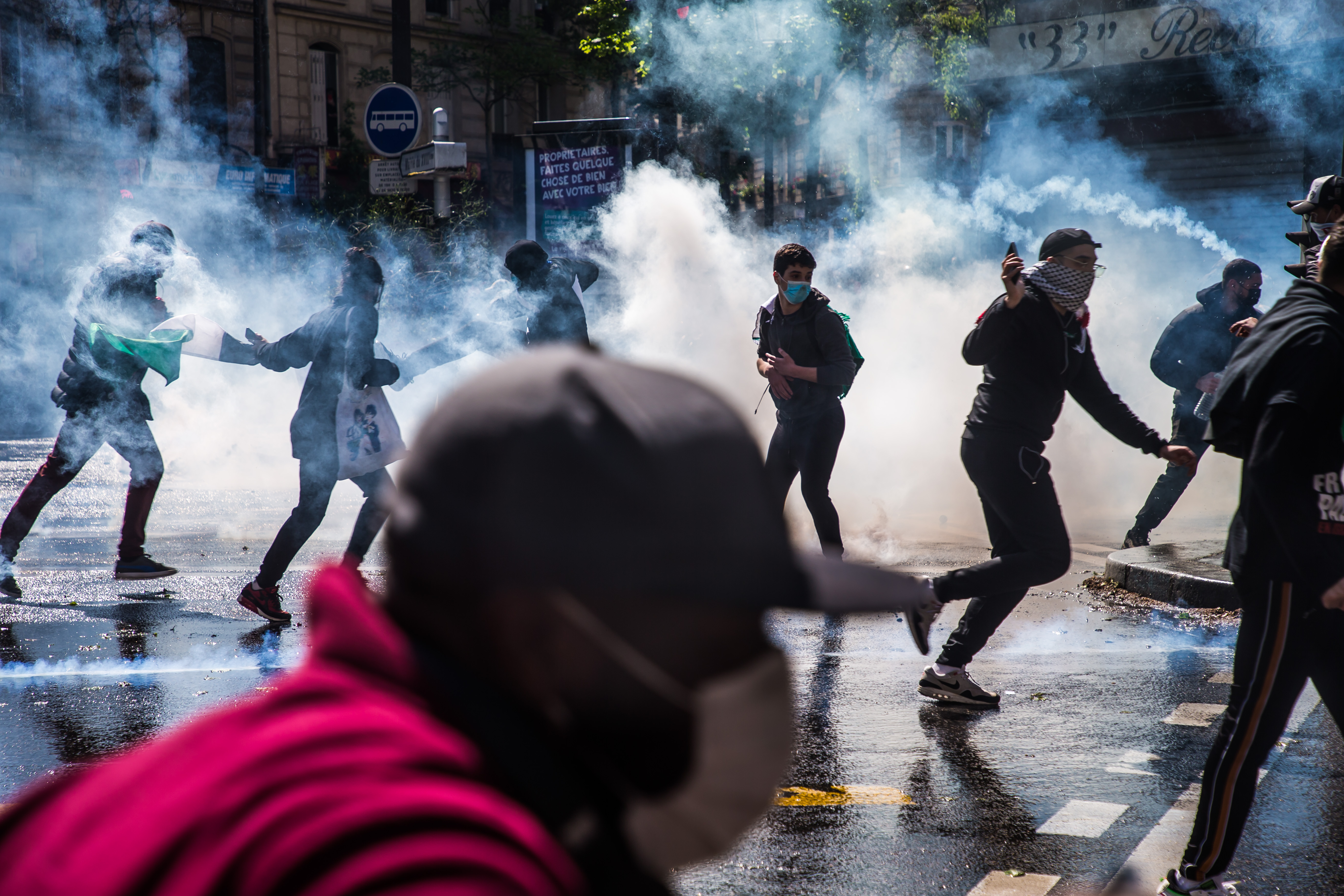 Pro-Palestinian protest in Paris