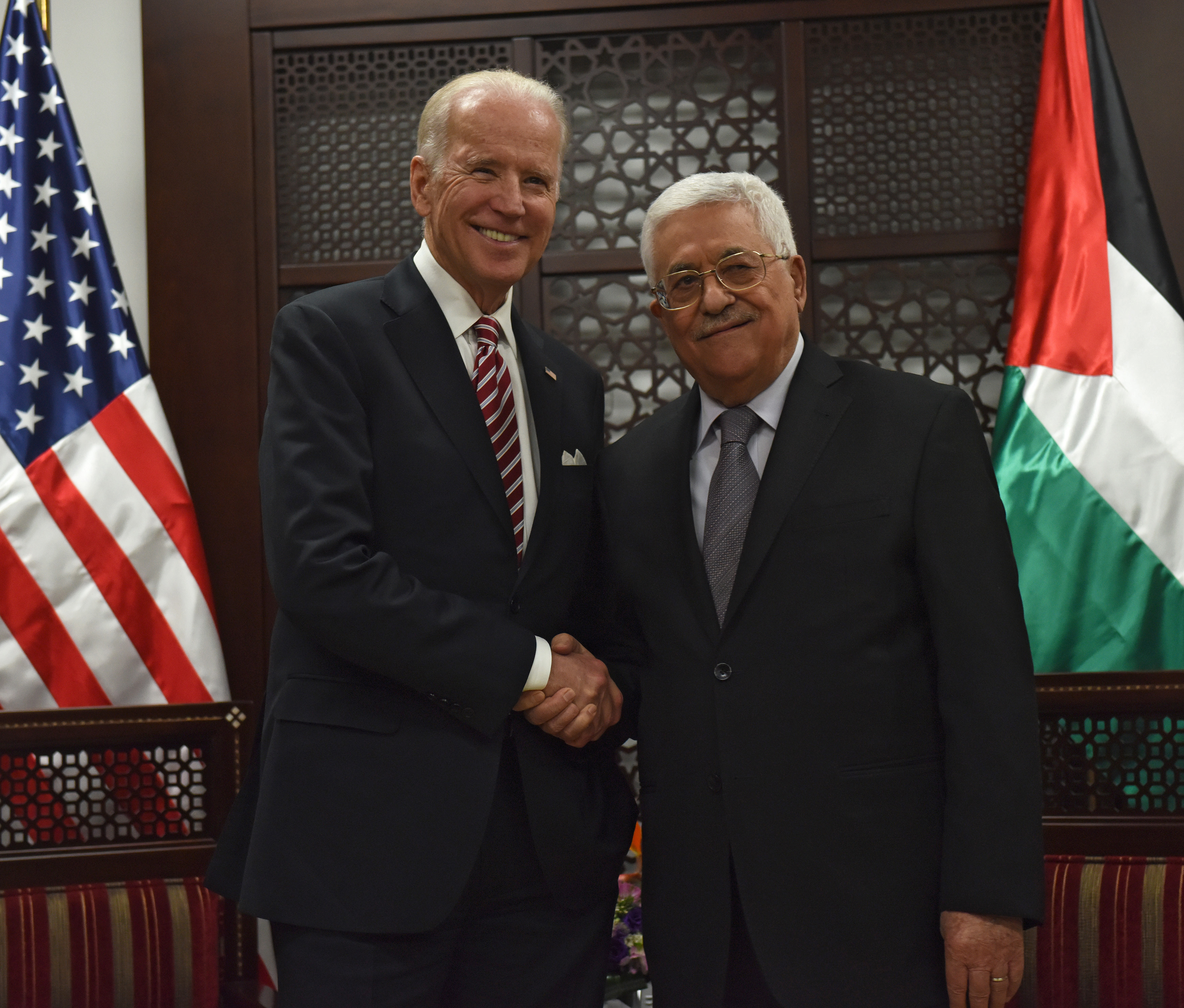 US Vice President Joe Biden visits Ramallah