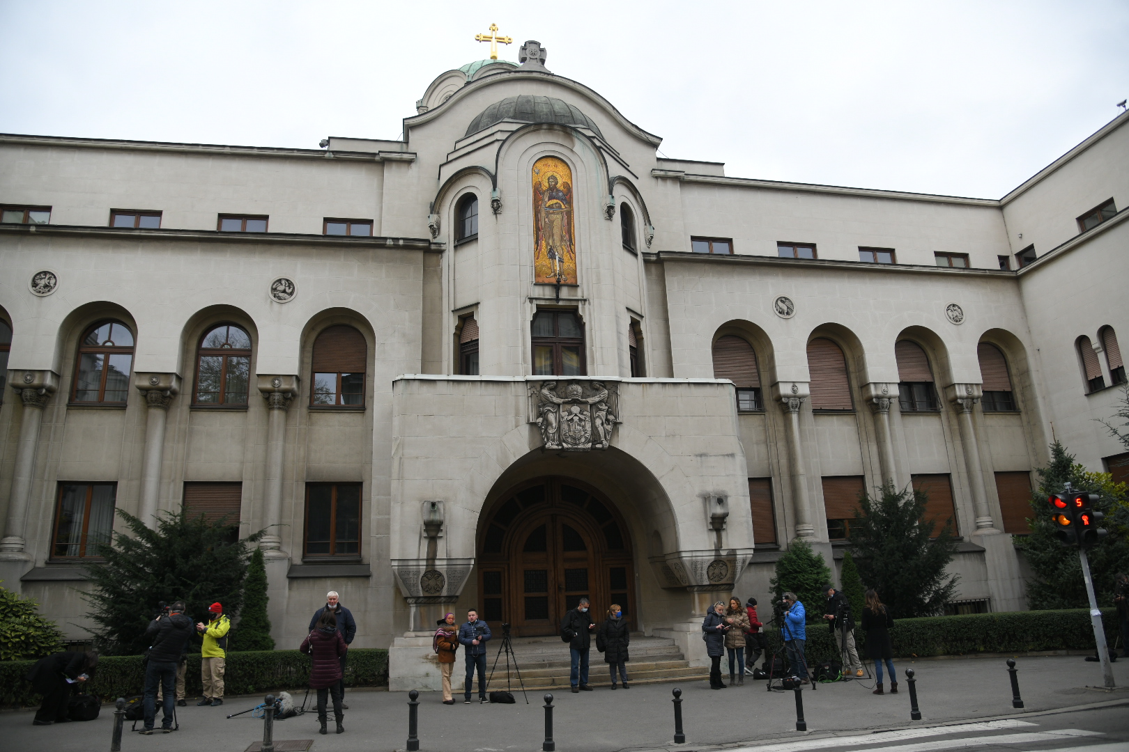 Beograd, 20.11.2020. Saborna crkva i Patrijaršija, umro patrijarh Irinej Foto: Nemanja Jovanović/Nova.rs
