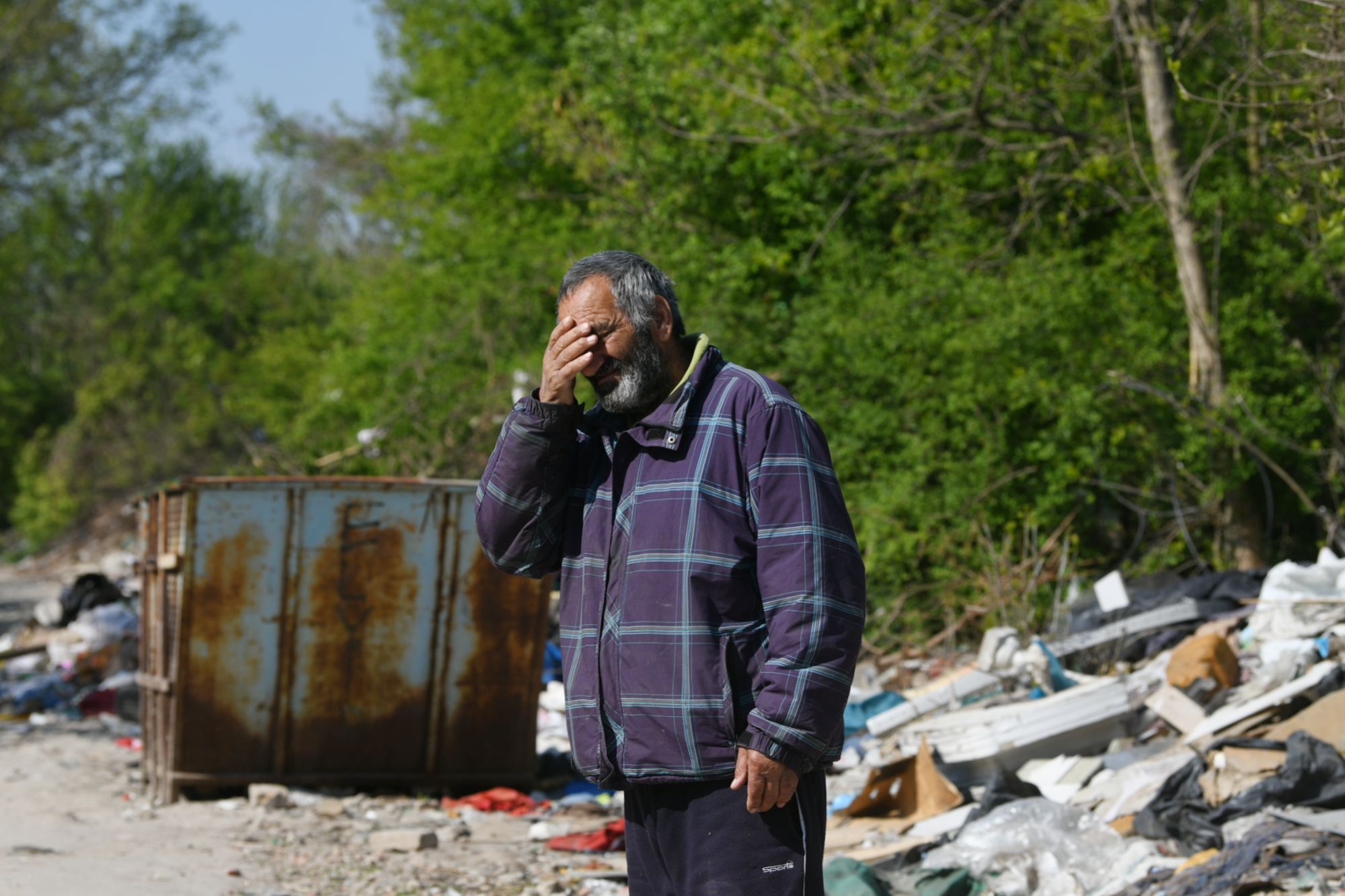 liceulice Beograd 23.04.2020. Romsko naselje na Čukarici, Čukarica, romi, cigan mala, nehigijensko naselje, reportaža Foto: Filip Krainčanić