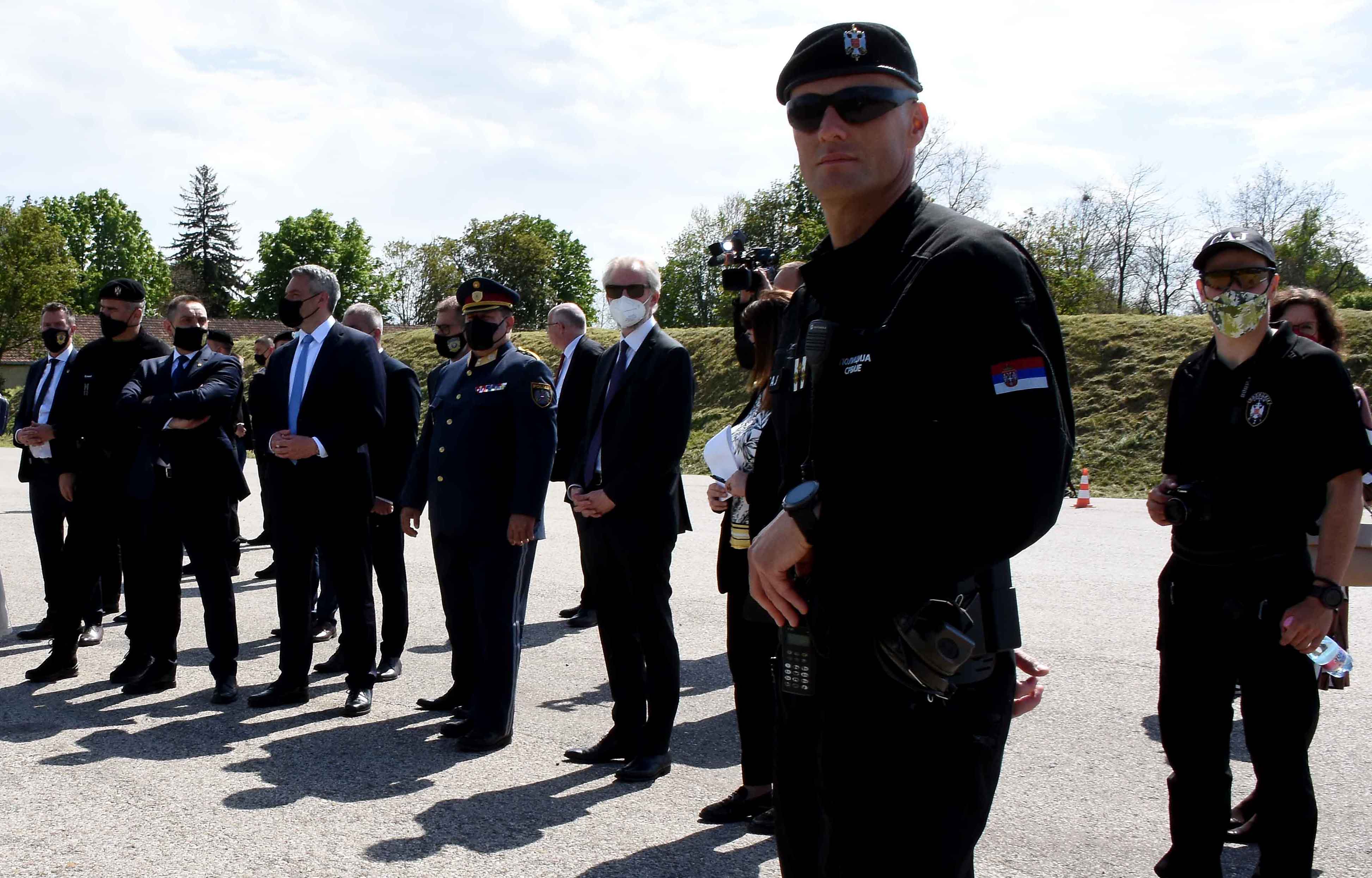 Karl Nehamer, Aleksandar Vulin
Baza Specijalne antiterorističke jedinice, SAJ, Specijalna antiteroristička jedinica, vežba Foto: MUP Srbije