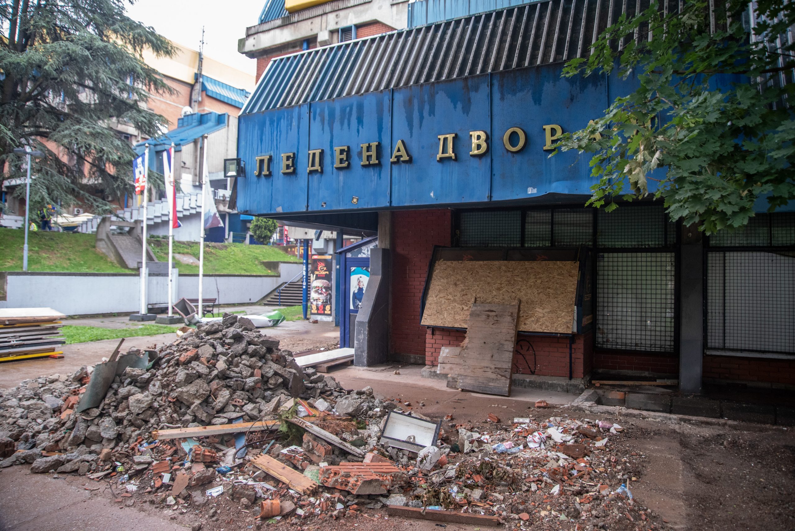 Beograd, 22.06.20 Hala Pionir, Ledena dvorana, radovi Foto: Dragan Mujan/Nova.rs