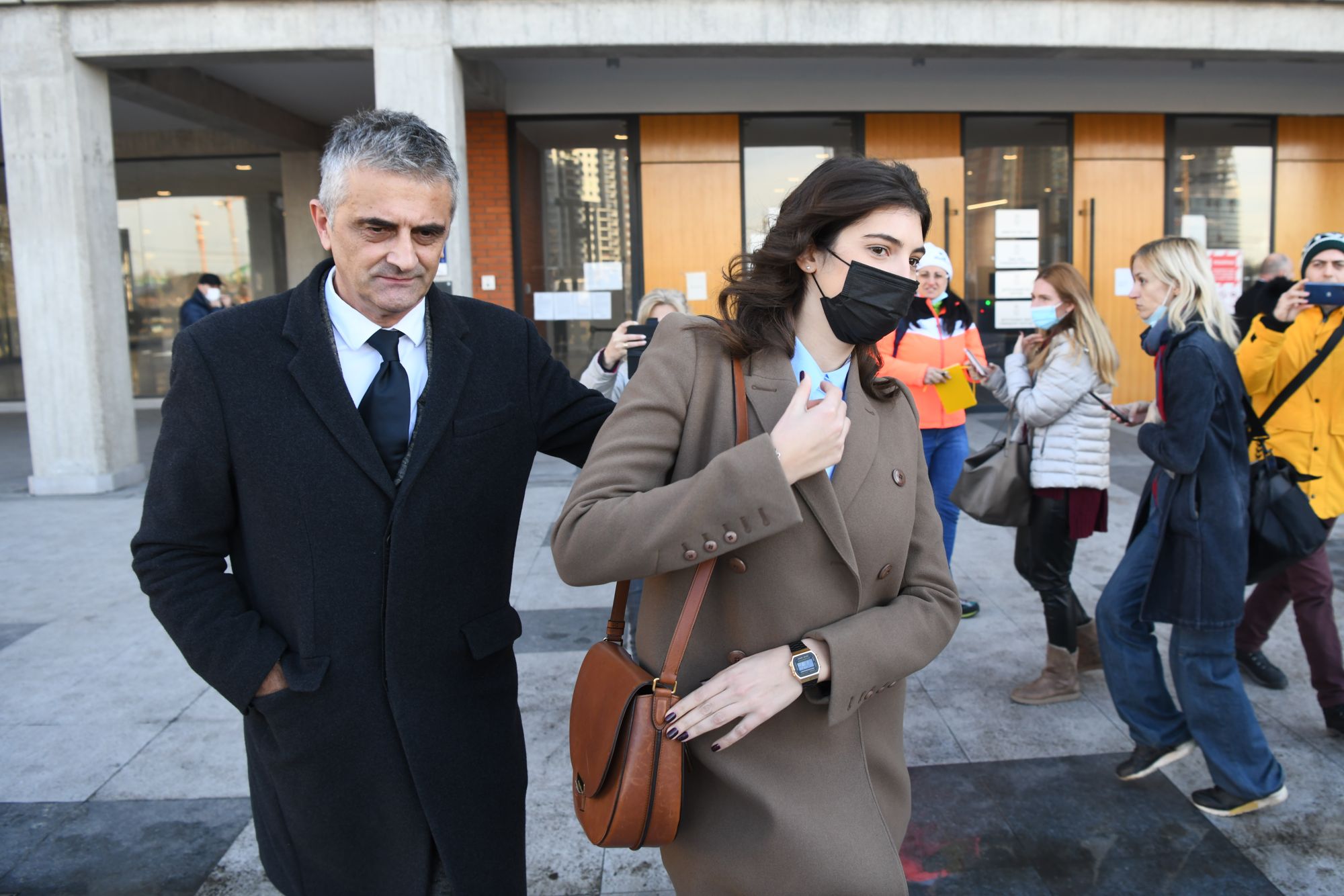 Beograd, 21.01.2021. Palata pravde, tužilaštvo, Iva Ilinčić, otac Srđan, saslušanje povodom slučaja zlostavljanja od strane Mike Aleksića Foto: Goran Srdanov/Nova.rs