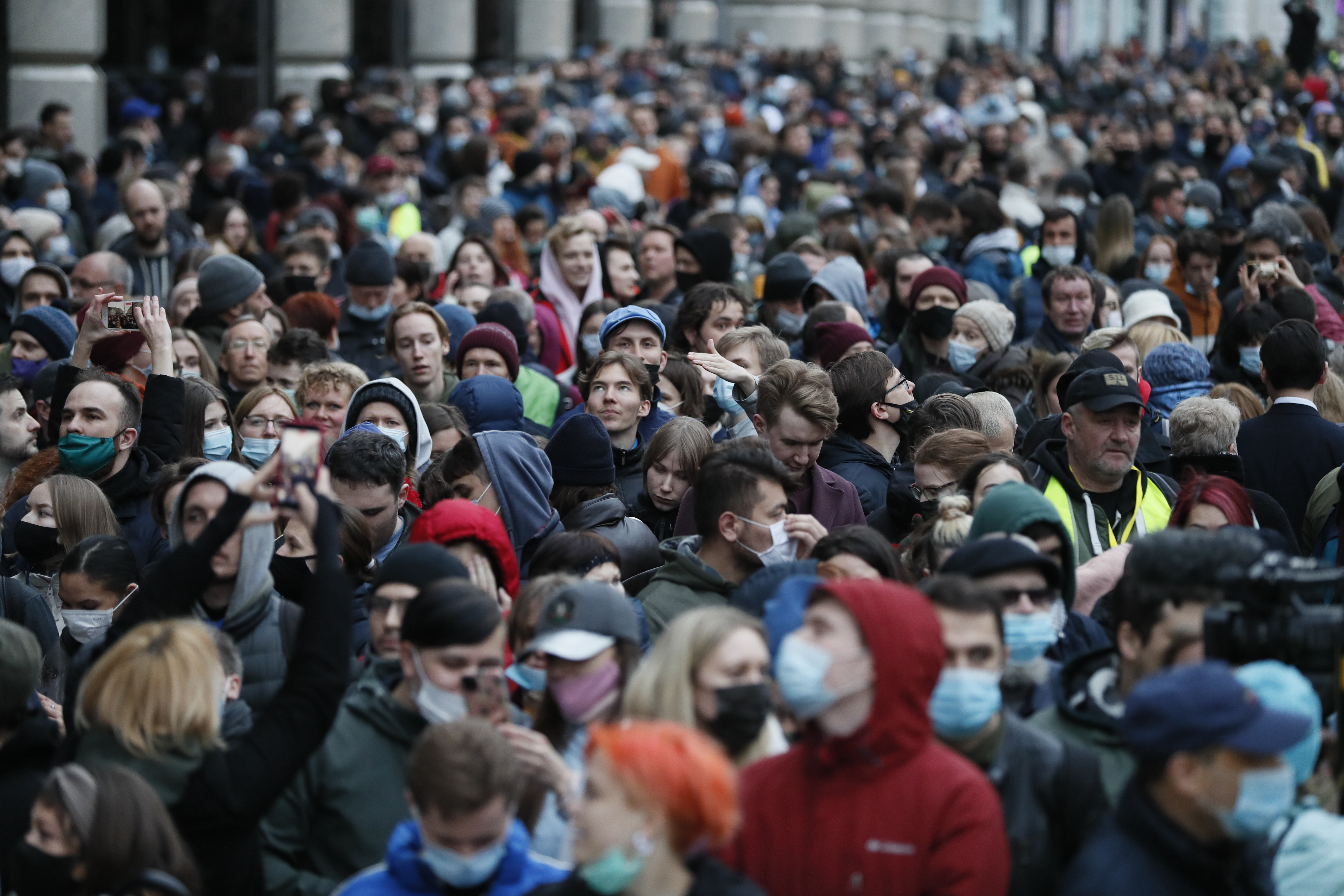 Rally in support of Alexei Navalny in Moscow