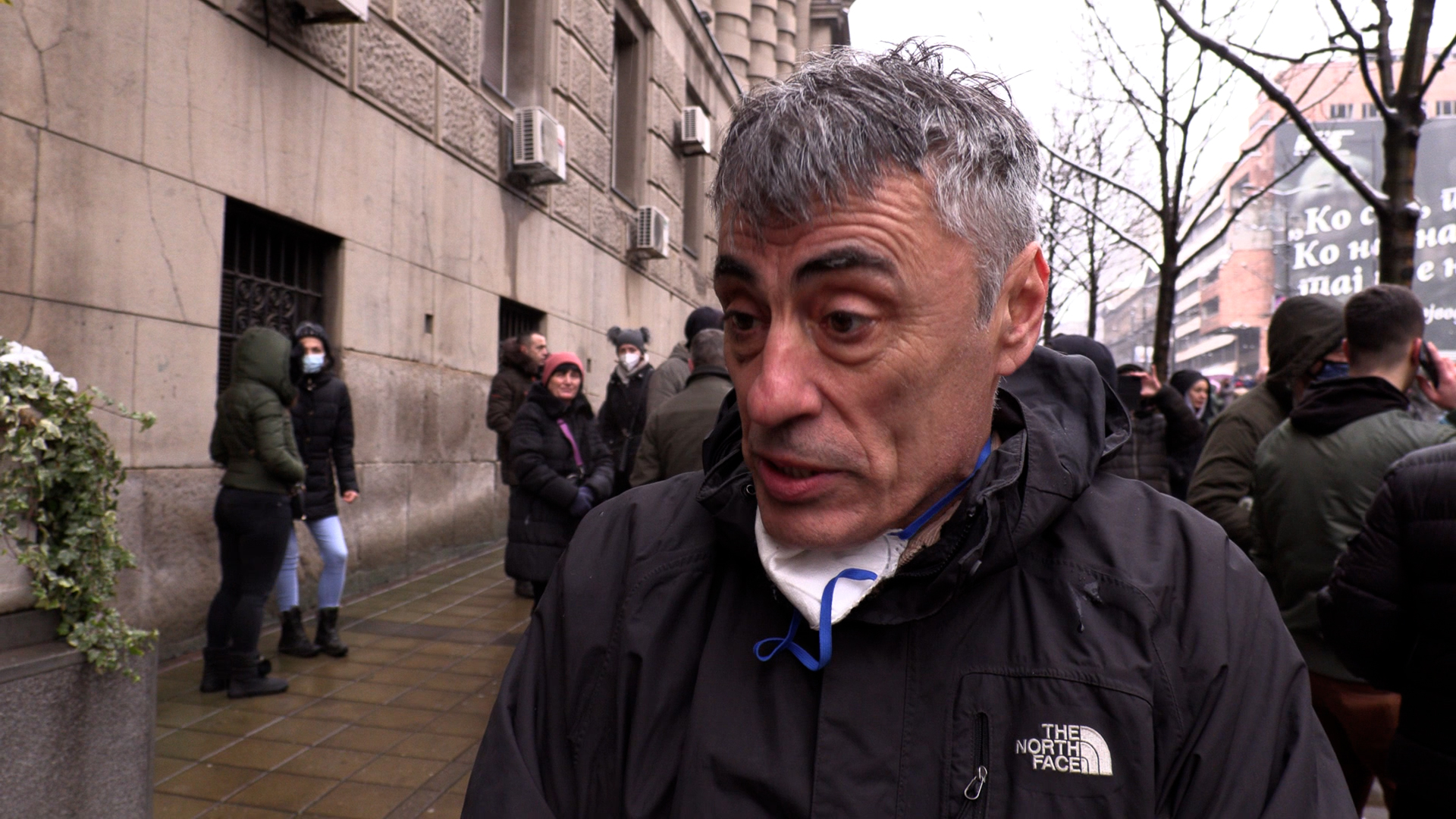 Milenko Jovanovic, protest protiv zagadjenja, zagadjenje