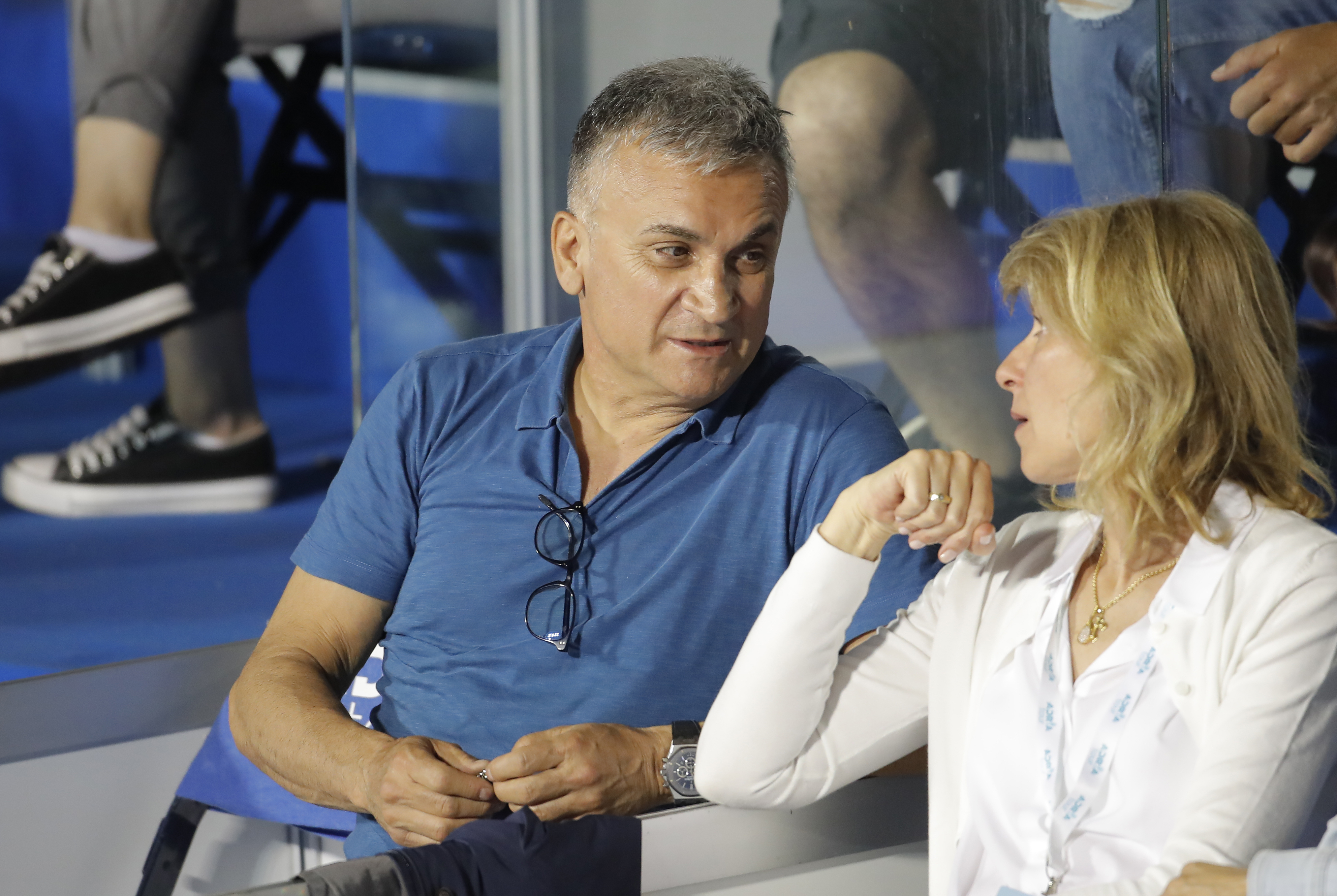 Srdjan i Dijana Djokovic  Adria Tour tennis tournament in Belgrade, Serbia 13 Jun 2020. 13.6.2020.  foto: Pedja Milosavljevic / STARSPORT