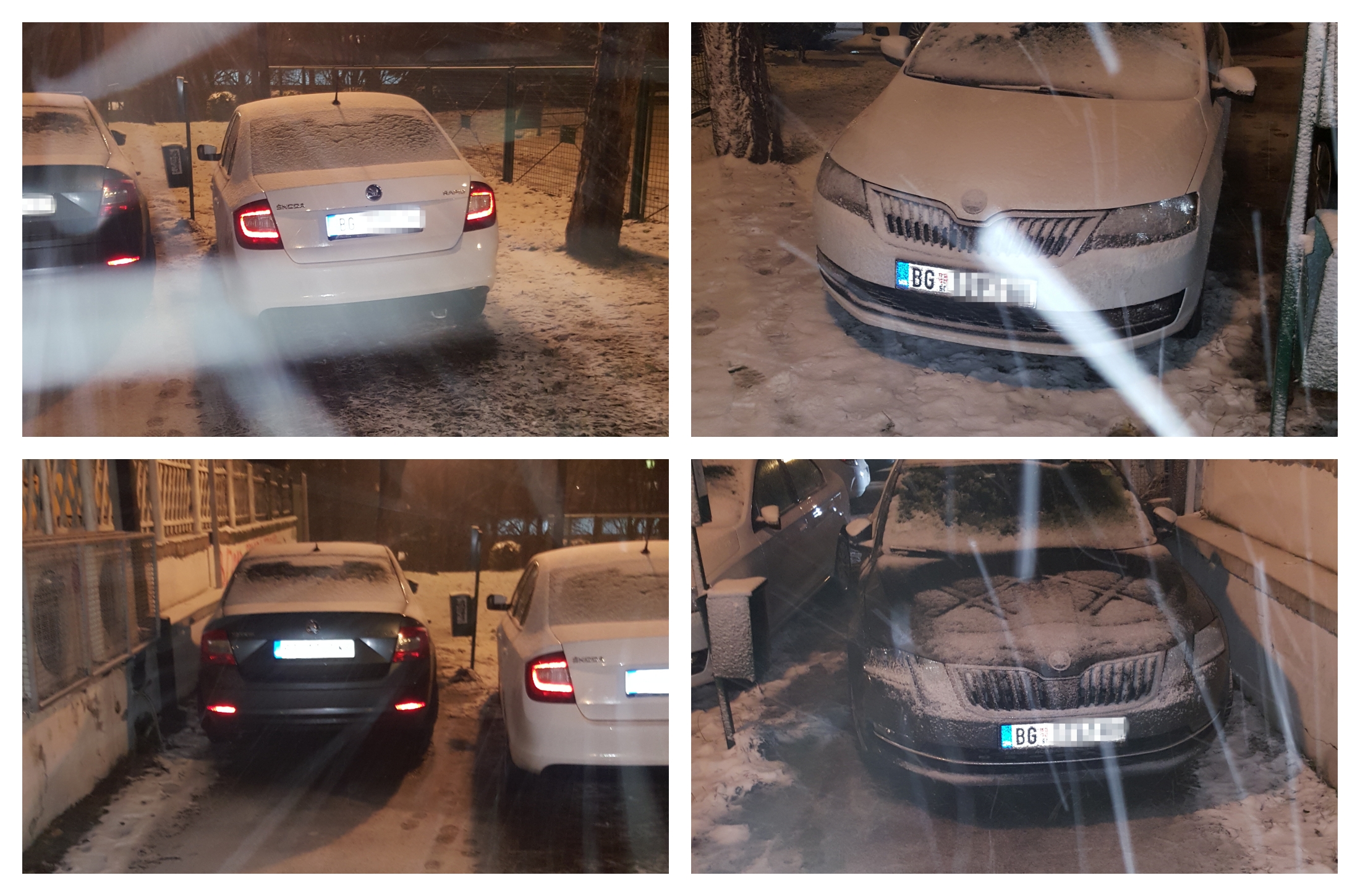 bahato parkiranje kod 6 beogradske gimnazije