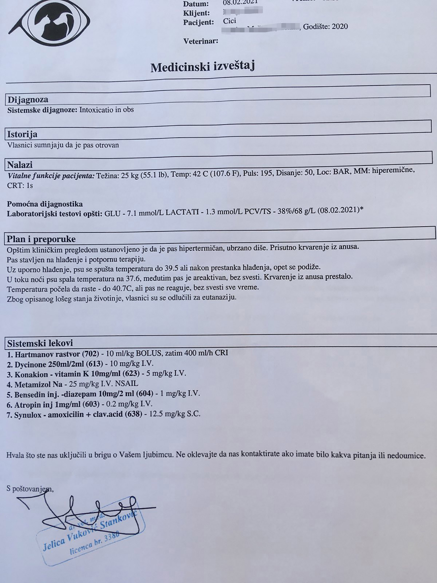 mostanica otrovani psi