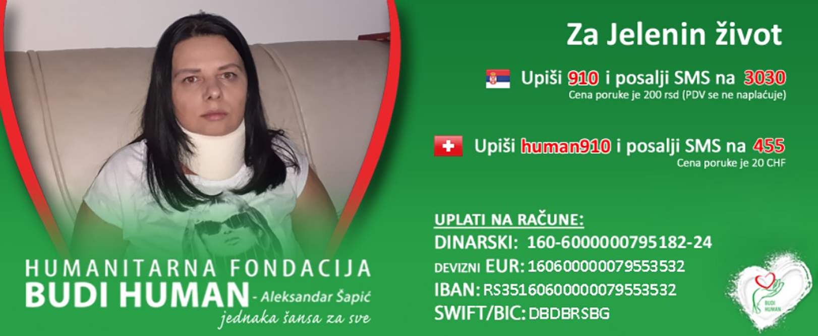 Za Jelenin zivot, Jelena Milenkovic