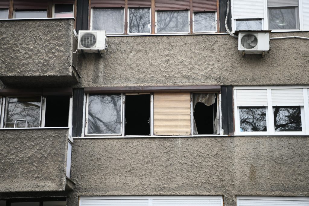 Beograd 10.03.2021. Banovo brdo, Lješka ulica, požar Foto: Vesna Lalić/Nova.rs