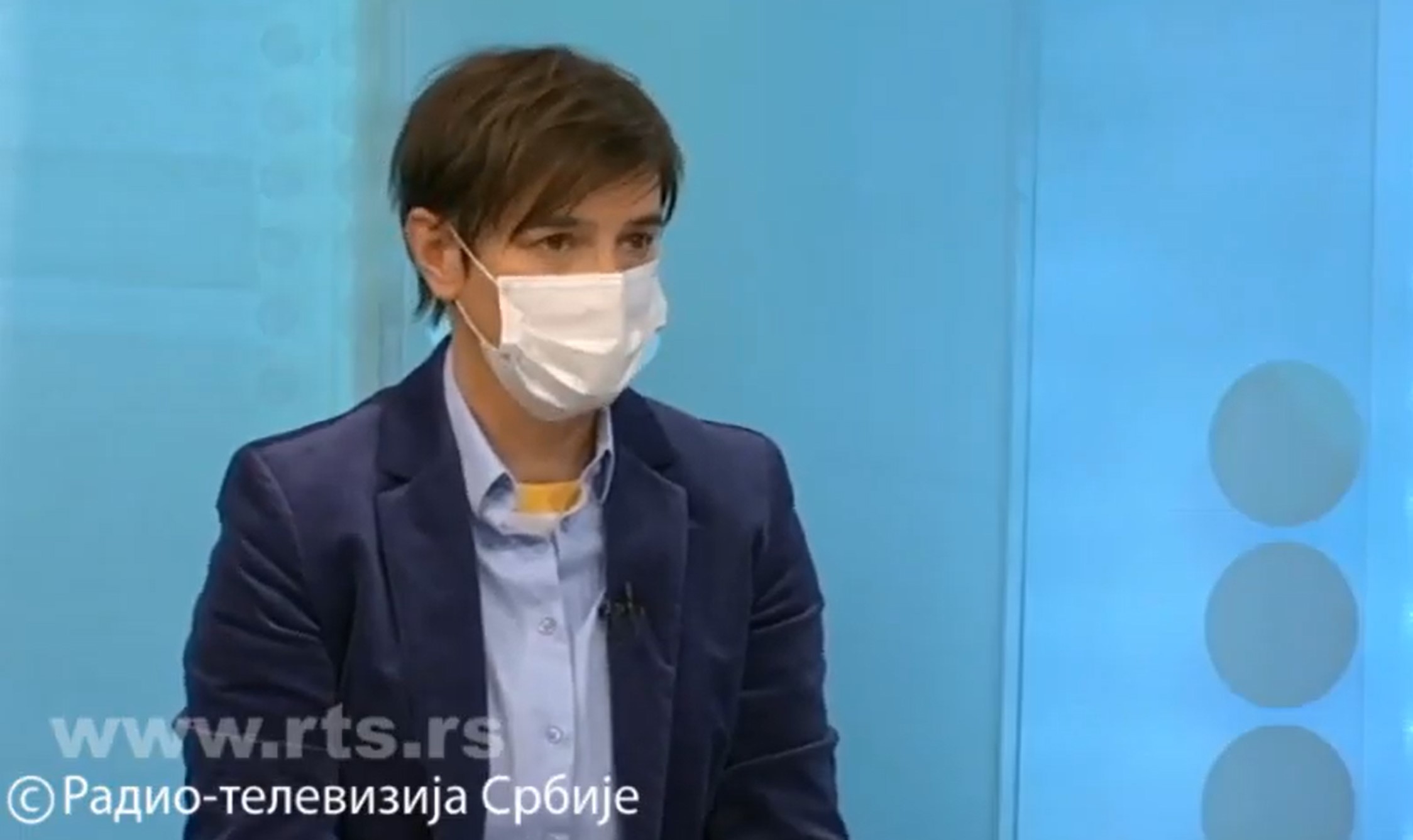 Ana Brnabić, emisija rts