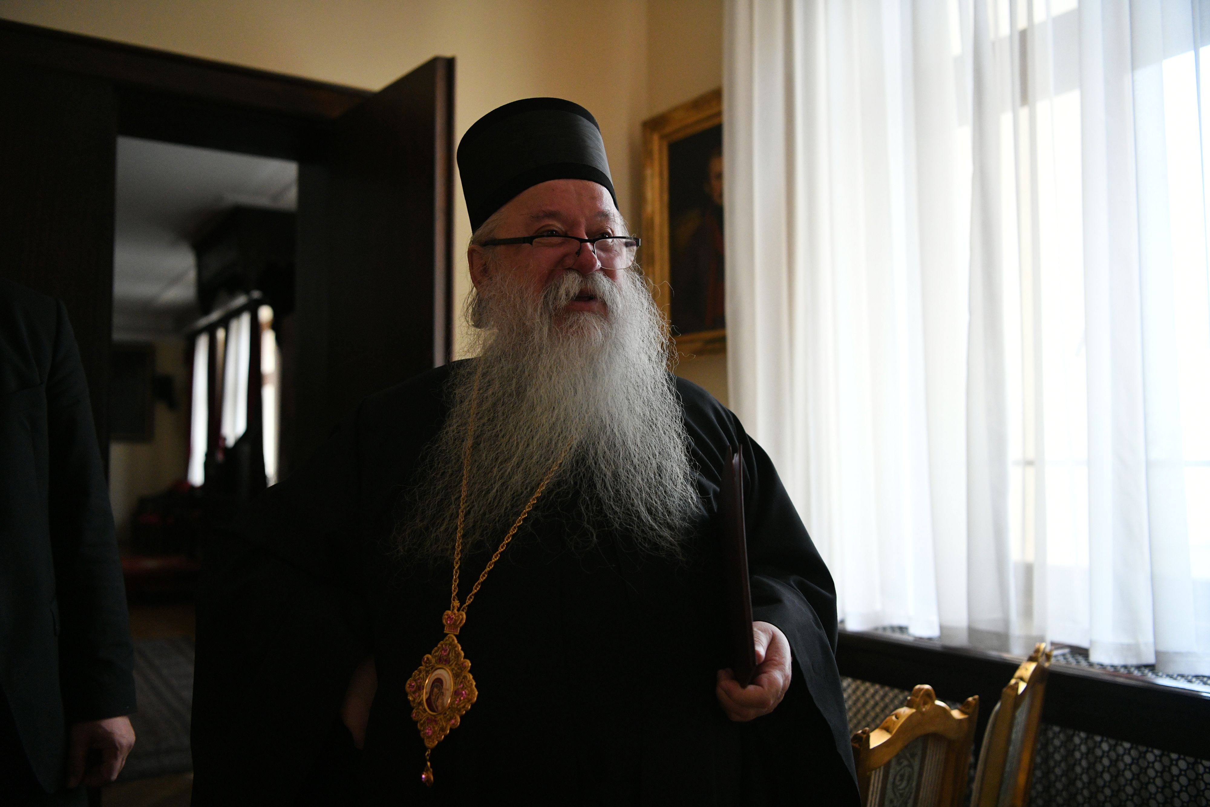 Beograd 15. januar 2021. Mitropolit dabrobosanski Hrizostom Foto:Filip Krainčanić/Nova.rs