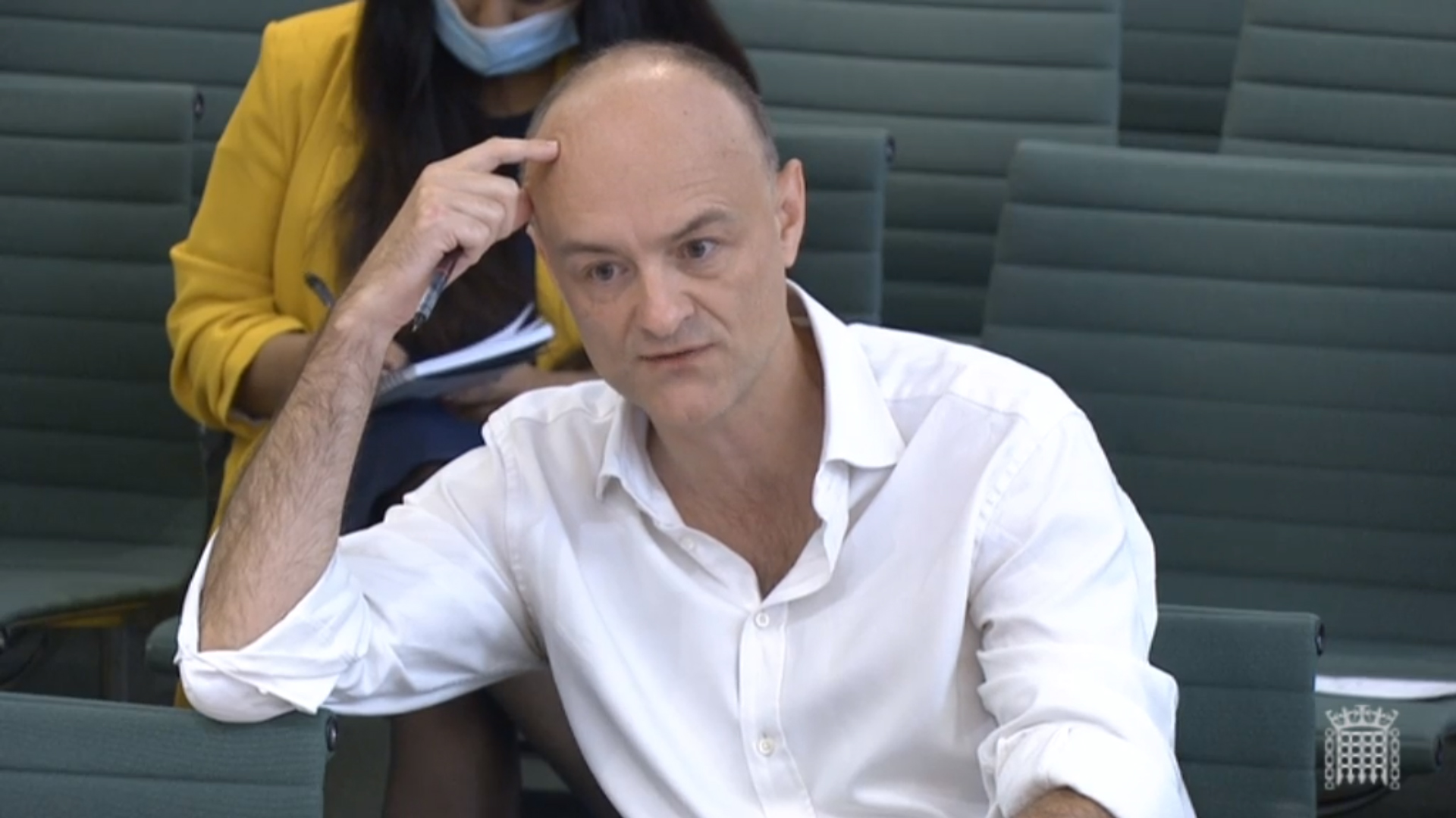 Dominc Cummings gives evidence of British gov't handling of Covid crisis