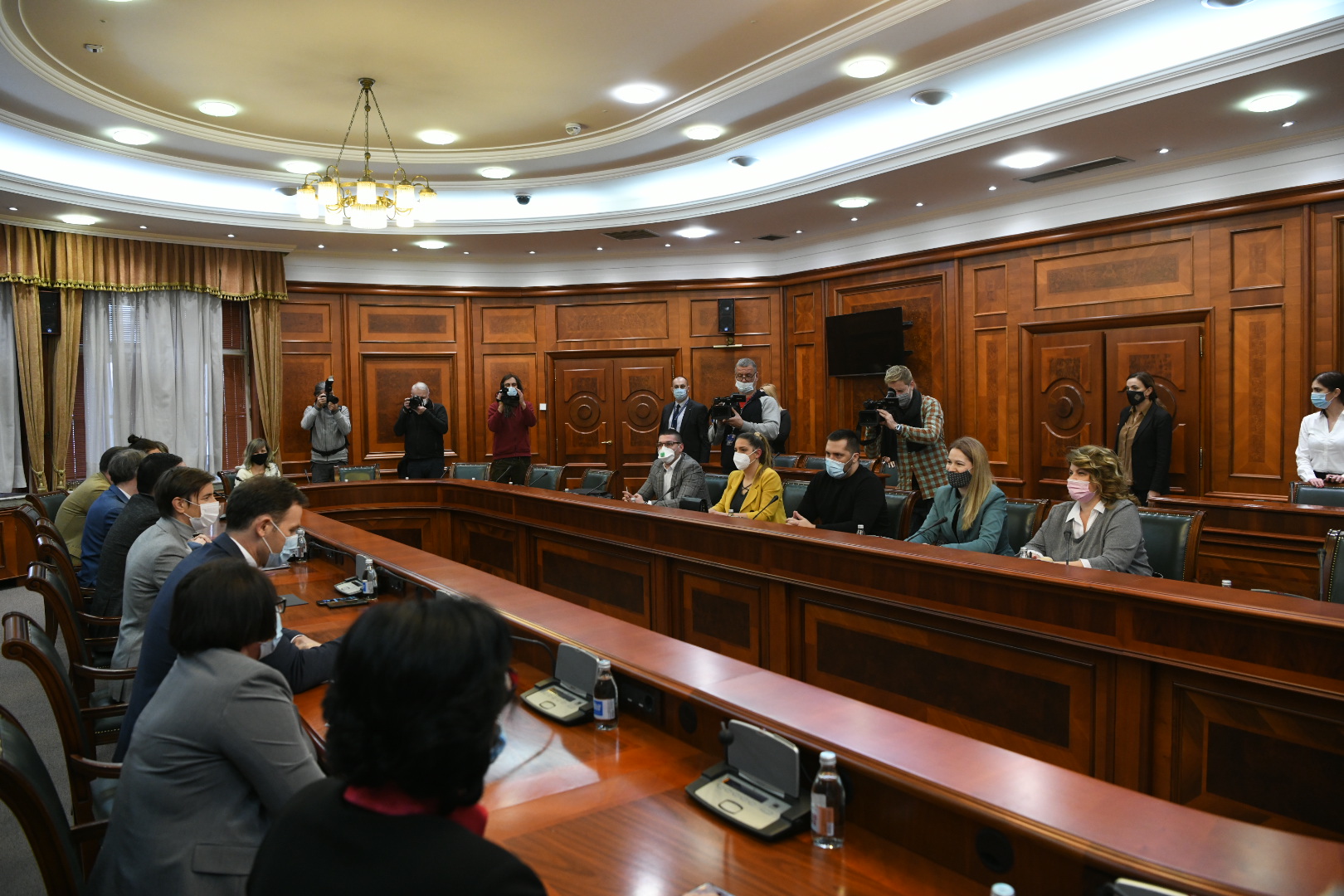 Beograd 18.01.2021. Siniša Mali, Ana Brnabić. Protest frilensera, frilenseri, pregovori, Vlada Srbije Foto: Vesna Lalić/Nova.rs