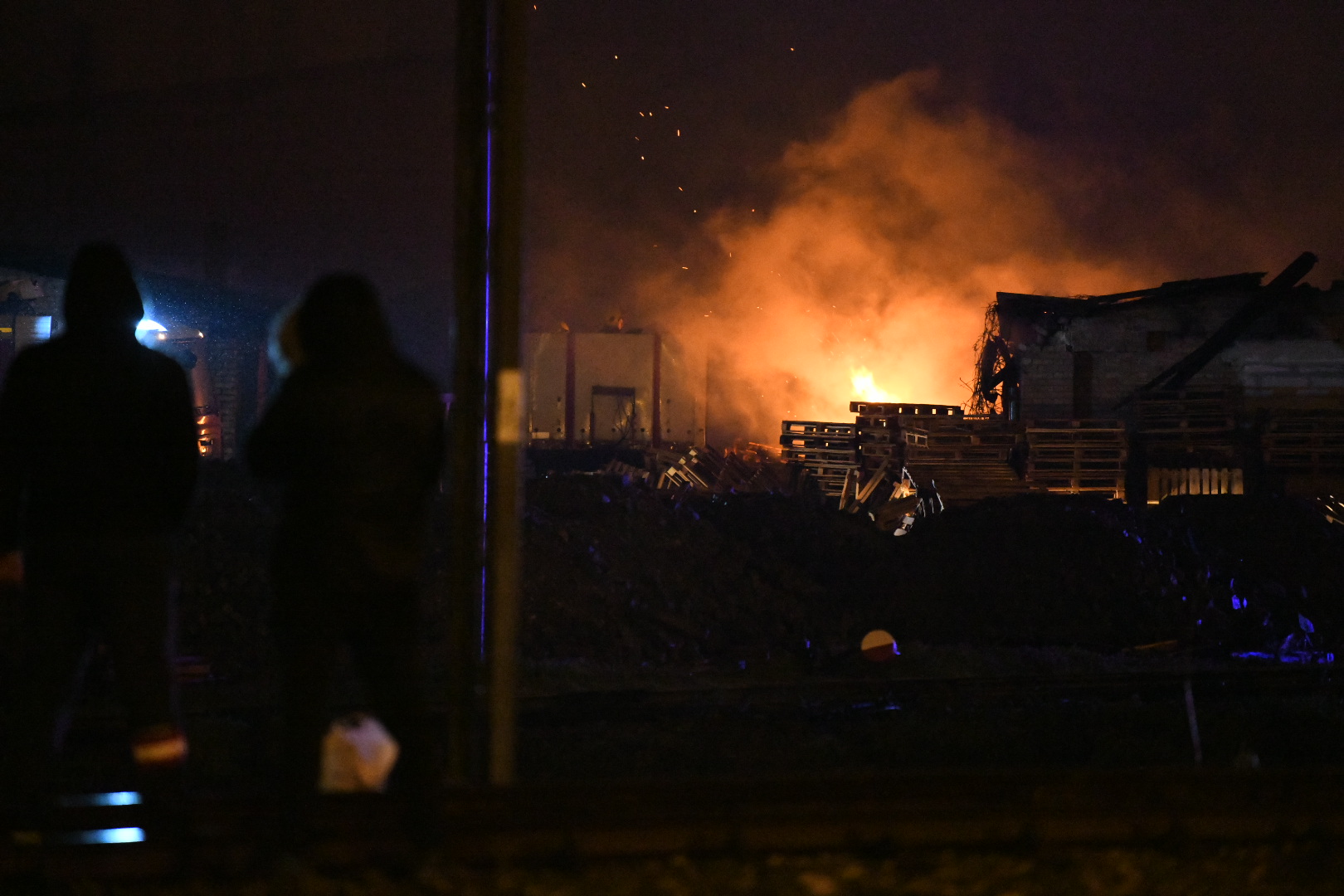 Pančevo, 15.03.2021. Staklara, požar, hronika Foto: Vesna Lalić/Nova.rs