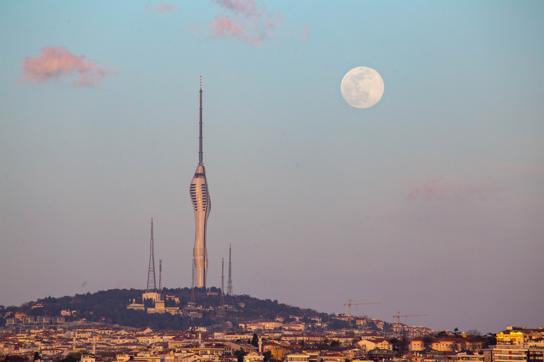 Supermoon 2020 In Istanbul
