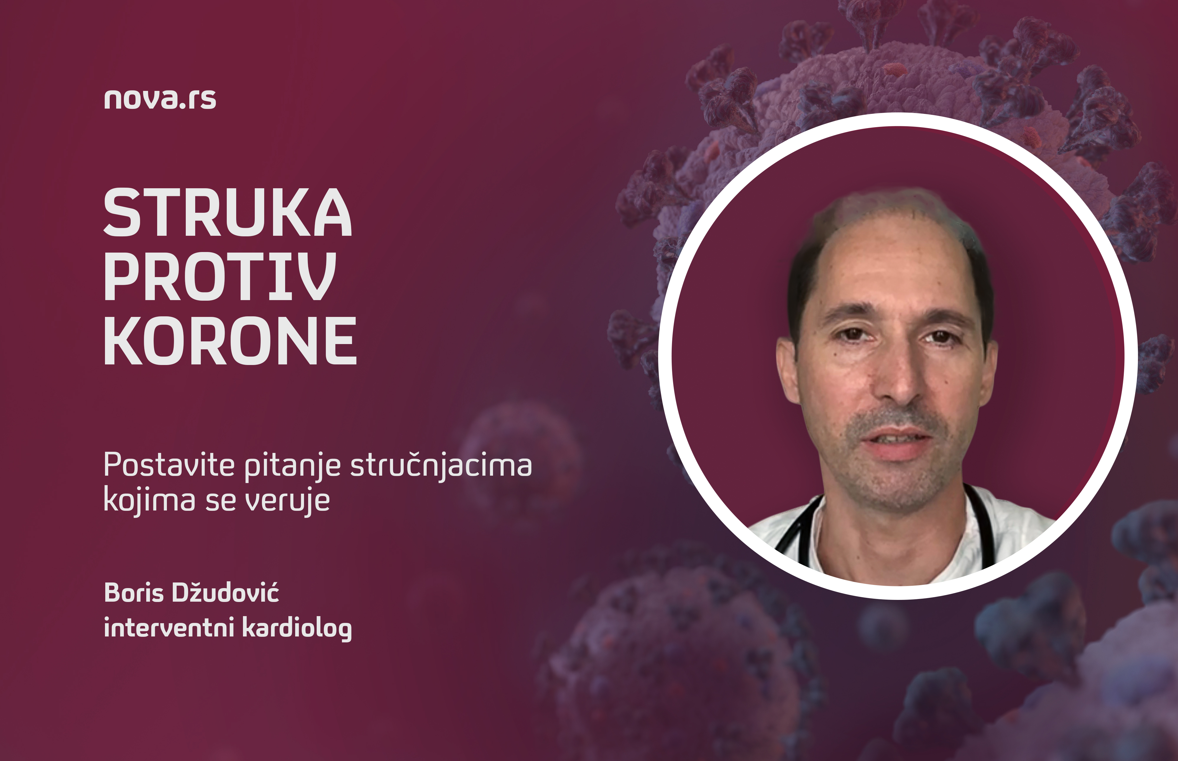 Boris Džudović, struka protiv korone,