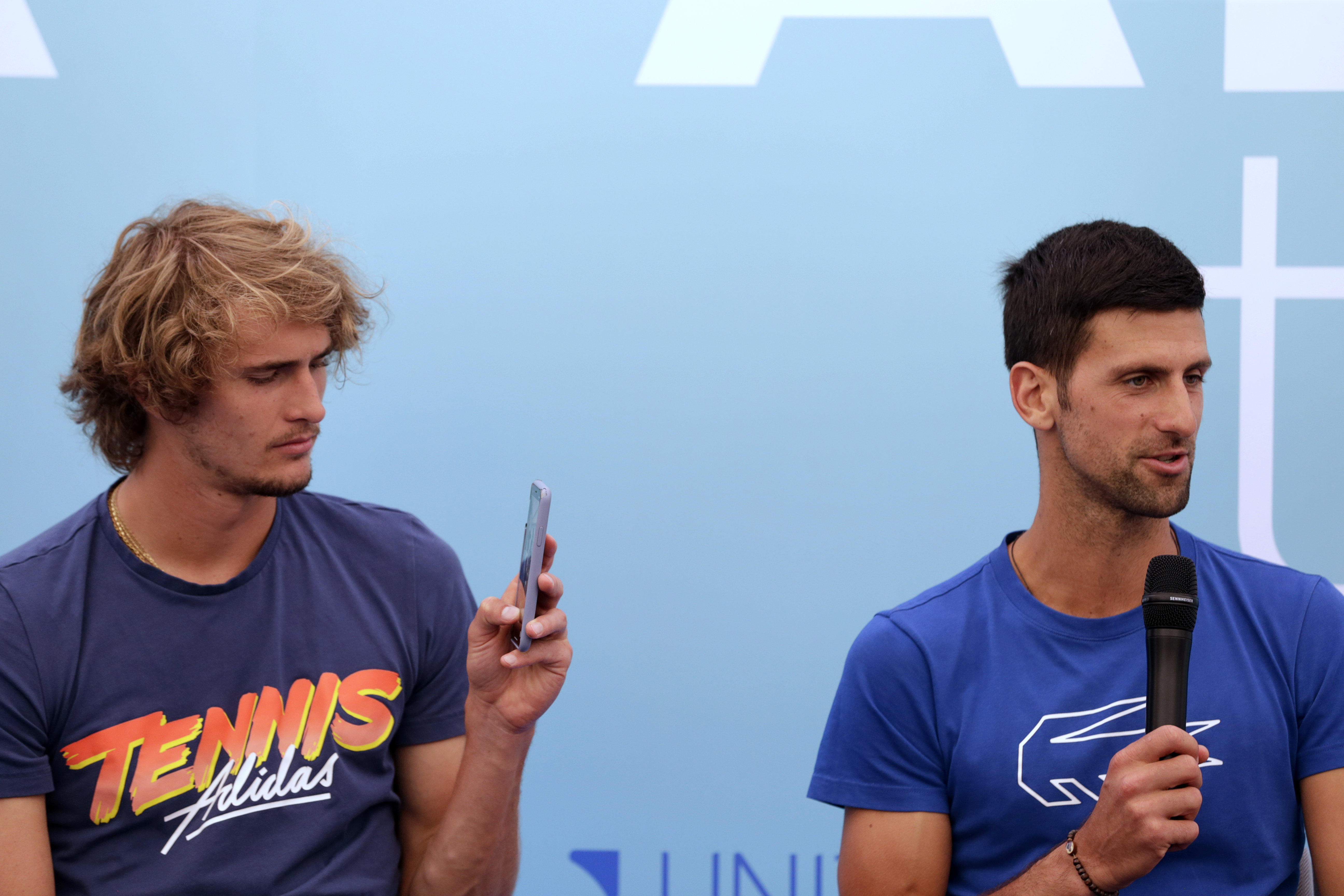 Adria Tour tennis tournament pre-tournament event in Belgrade