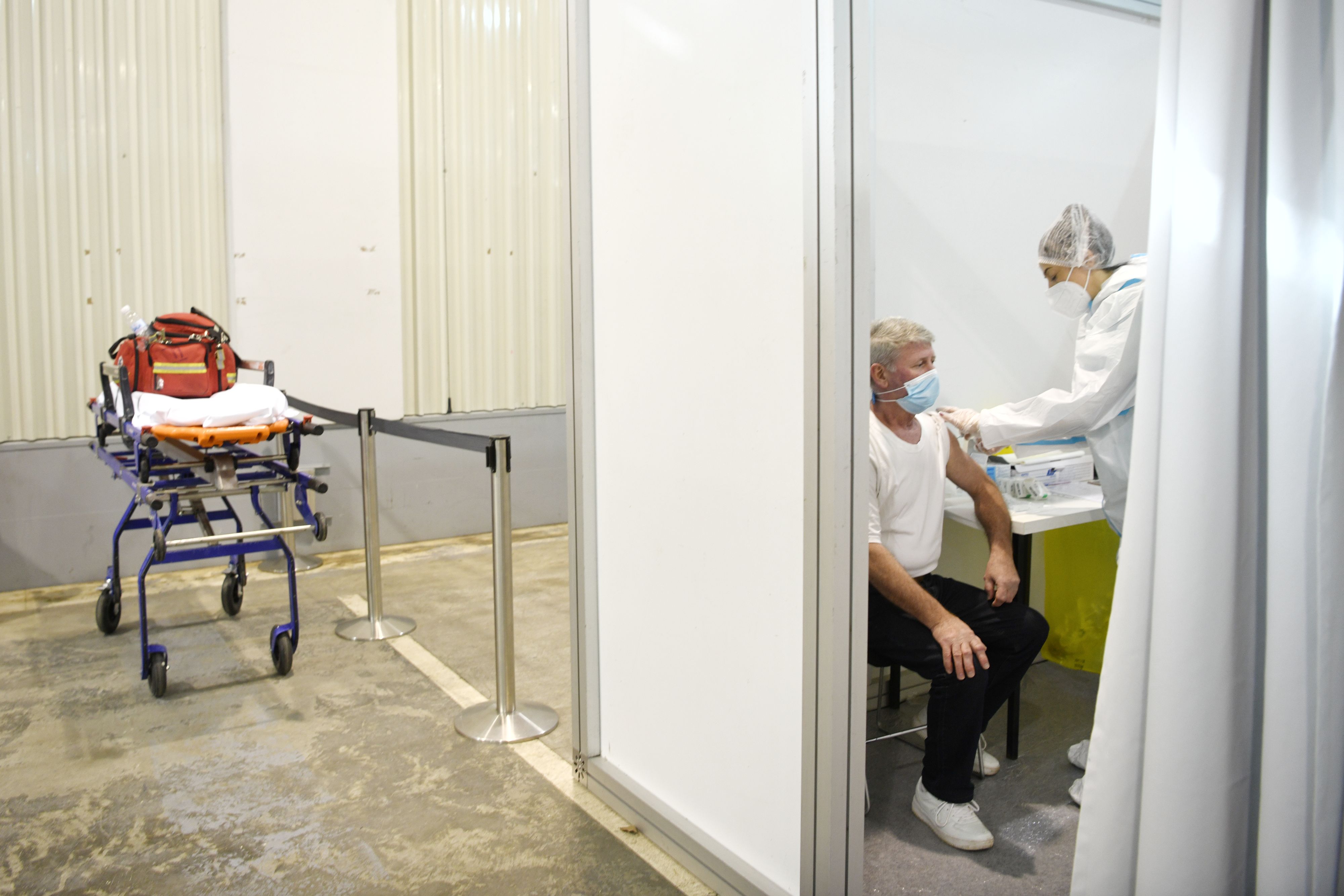 Beograd, 19.01.2021. Sajam, Vakcinacija, kineska vakcina masovno vakcinisanje, Foto: Filip Krainčanić/Nova.rs