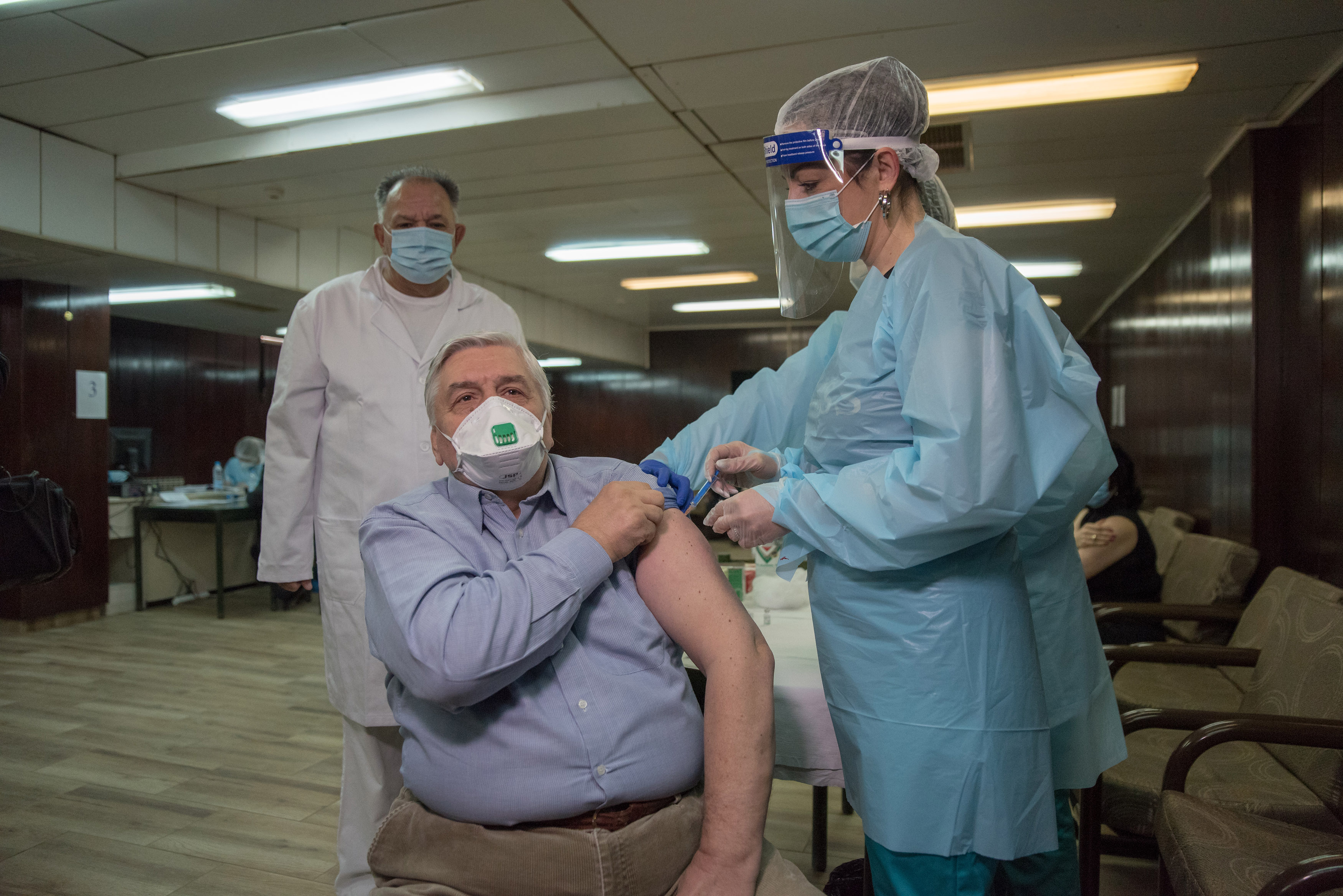 Niš, 20. januara 2021 - Epidemiolog Branislav Tiodorovic. Vakcinacija u Nisu. FOTO TANJUG/ DIMITRIJE NIKOLIC/bs