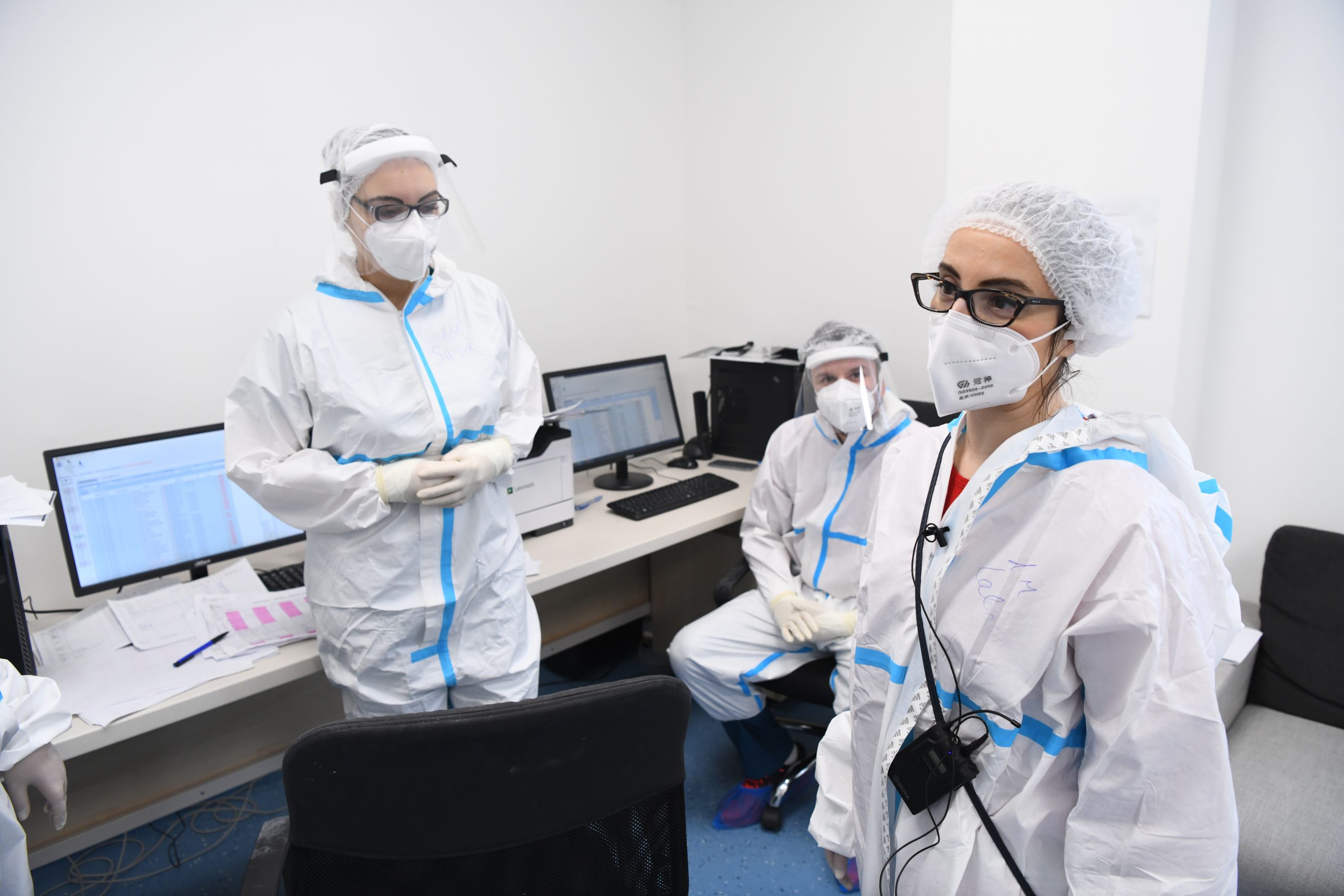 Beograd 20.01.2021. Batajnica, kovid bolnica, crvena zona, koronavirus bolnica, lekari, doktori, skafanderi, pacijenti Foto: Goran Srdanov/Nova.rs