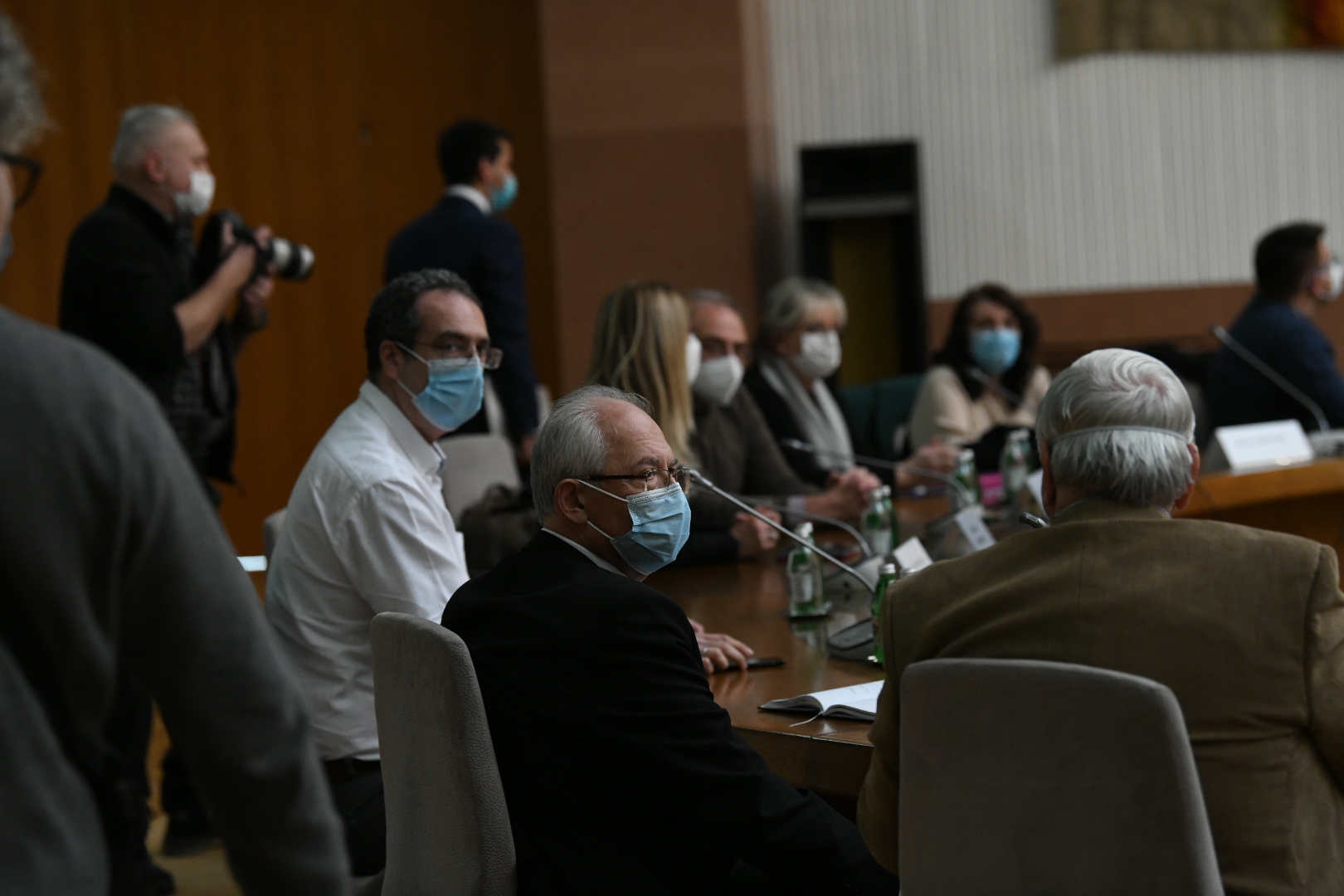 Beograd, 19.01.2021. Palata Srbija, sednica krizni štab, Predrag Kon, Srđa Janković Foto: Vesna Lalić/Nova.rs