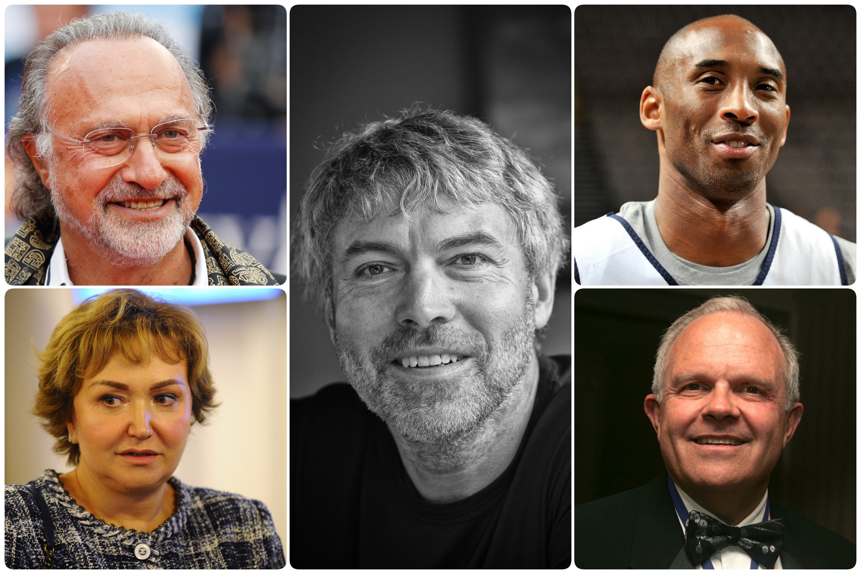 Natalia Fileva, Petr Kellner, Kobi Brajant, Stiv Fosit, Olivier Dassault