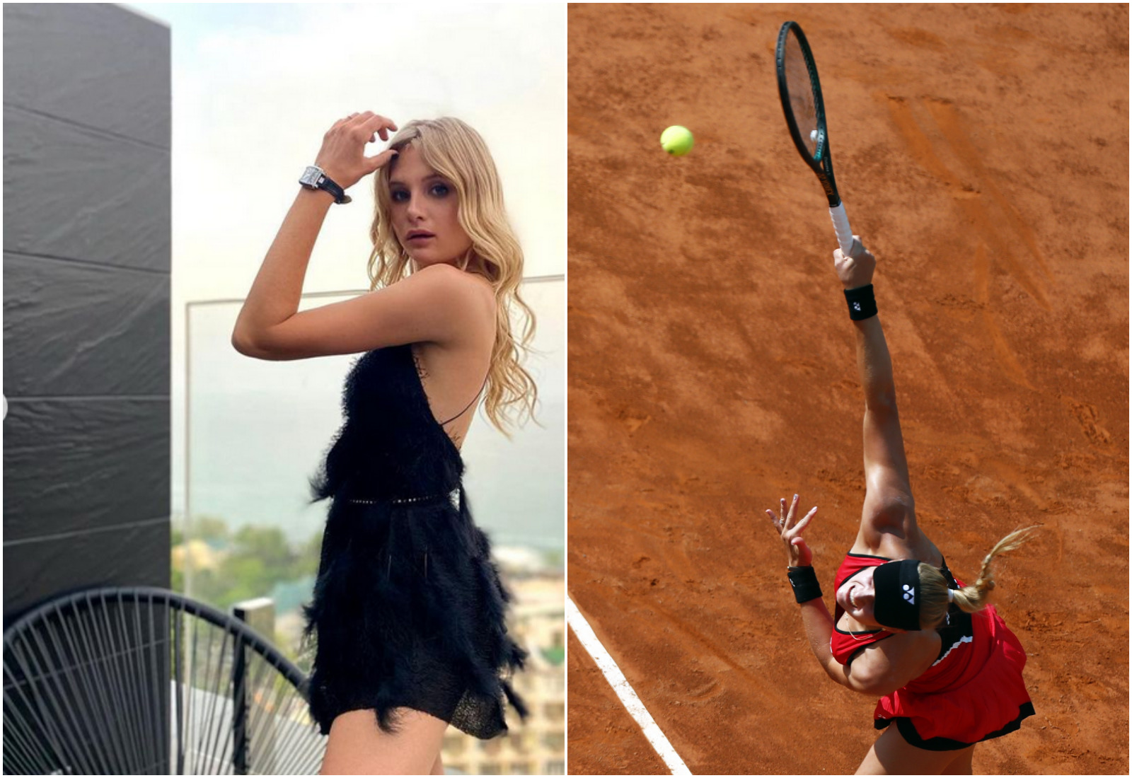 Foto: Screenshot Instagram  dayana_yastremskay;  EPA-EFE/Angelo Carconi / POOL