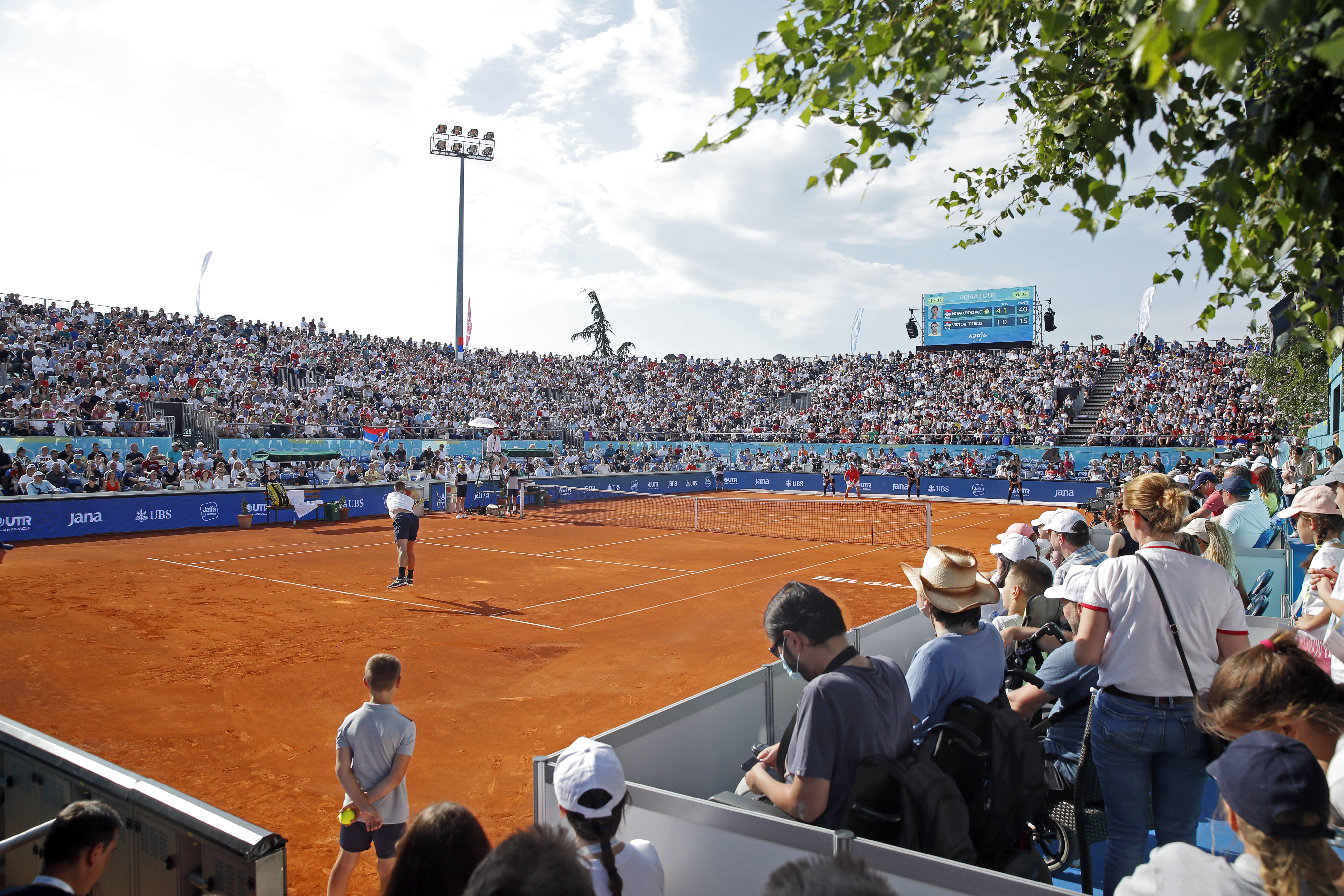 Viktor Troicki Novak Djokovic Adria Tour tennis tournament in Belgrade, Serbia 13 Jun 2020. 13.6.2020.  foto: Pedja Milosavljevic / STARSPORT
