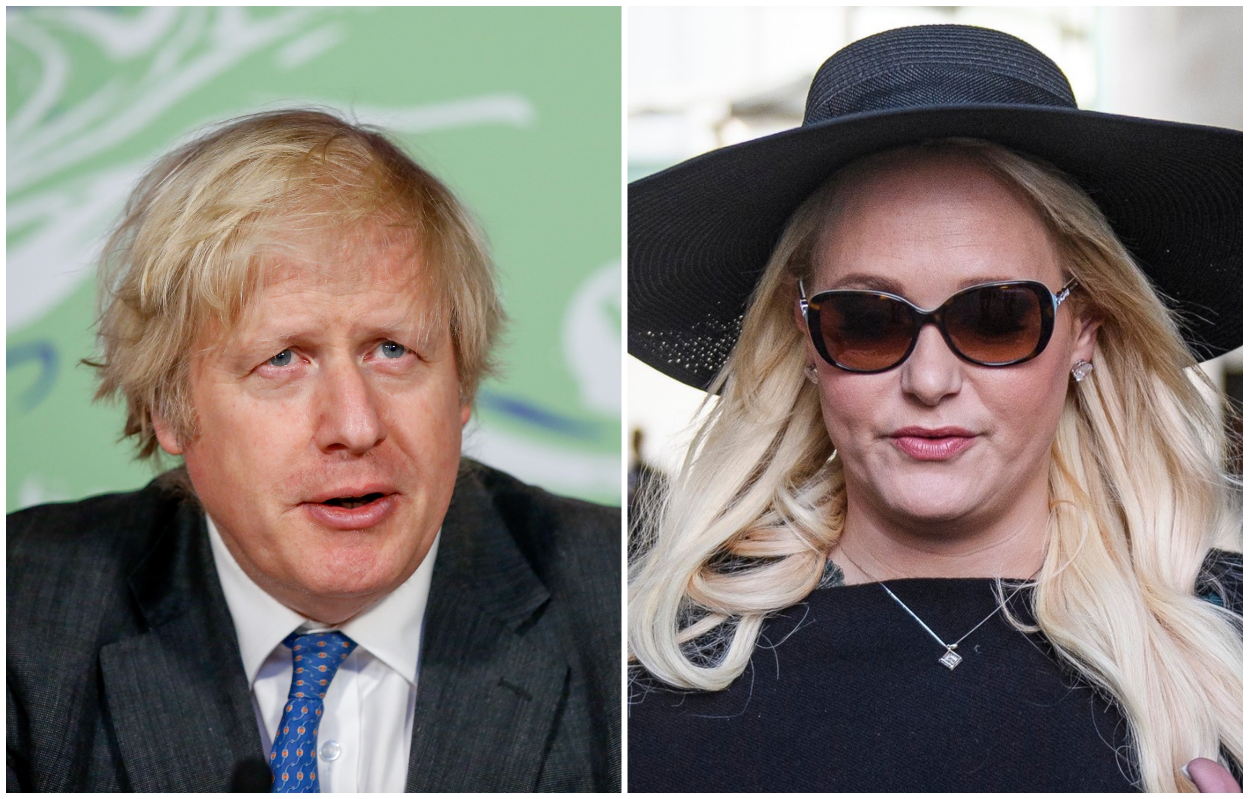 collage Boris Johnson