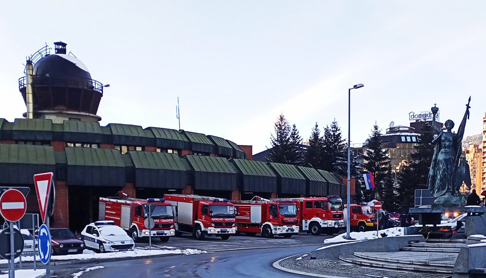 Vatrogasci, vatrogasno vozilo, vatrogasna vozila, vatrogasni kamion, vatrogasni kamioni Foto: Slavica Panić/Nova.rs