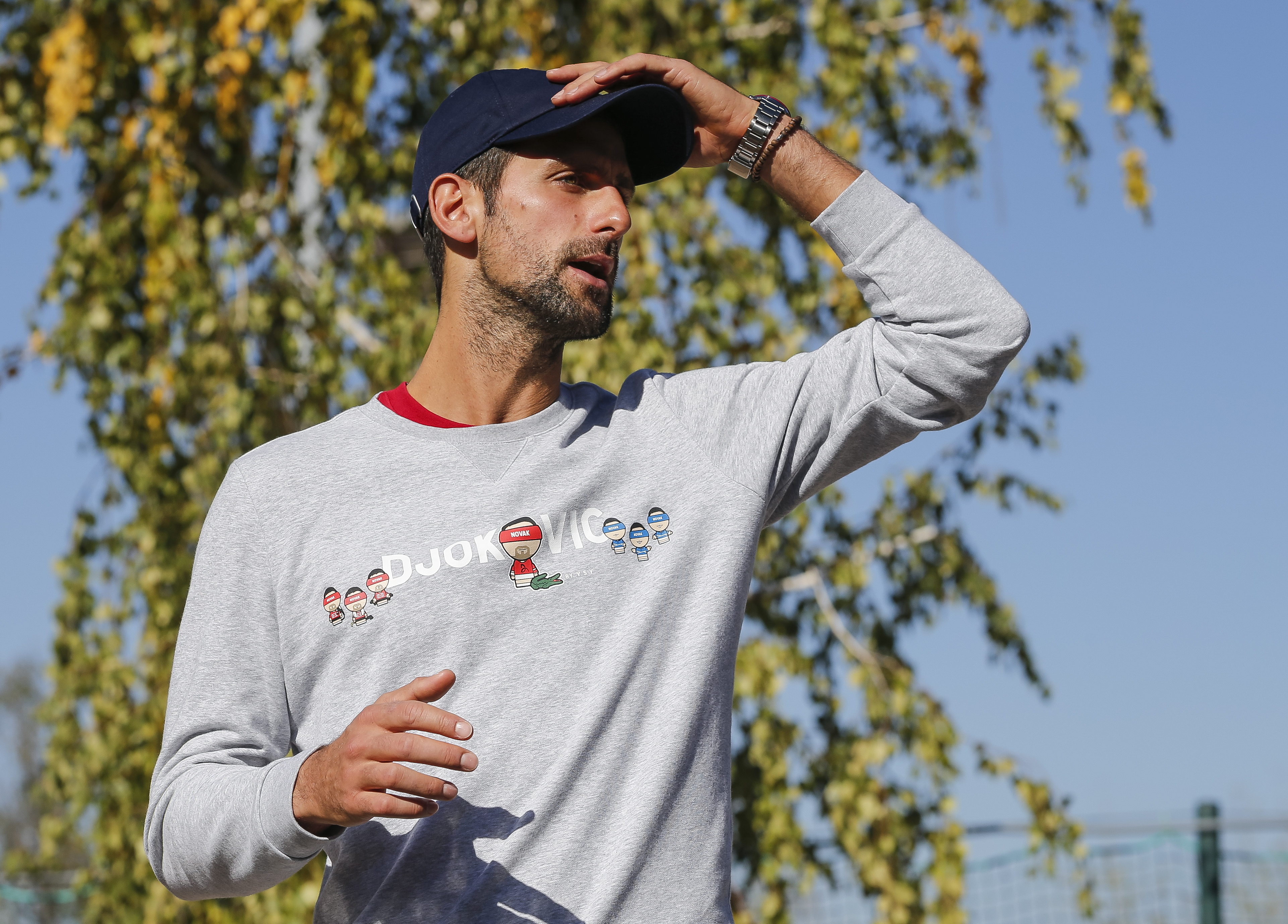 Tennis Tenis Novak Djokovic Press &amp; Training Practice Trening
Beograd, 22.10.2020.
foto: Srdjan Stevanovic/Starsportphoto ©