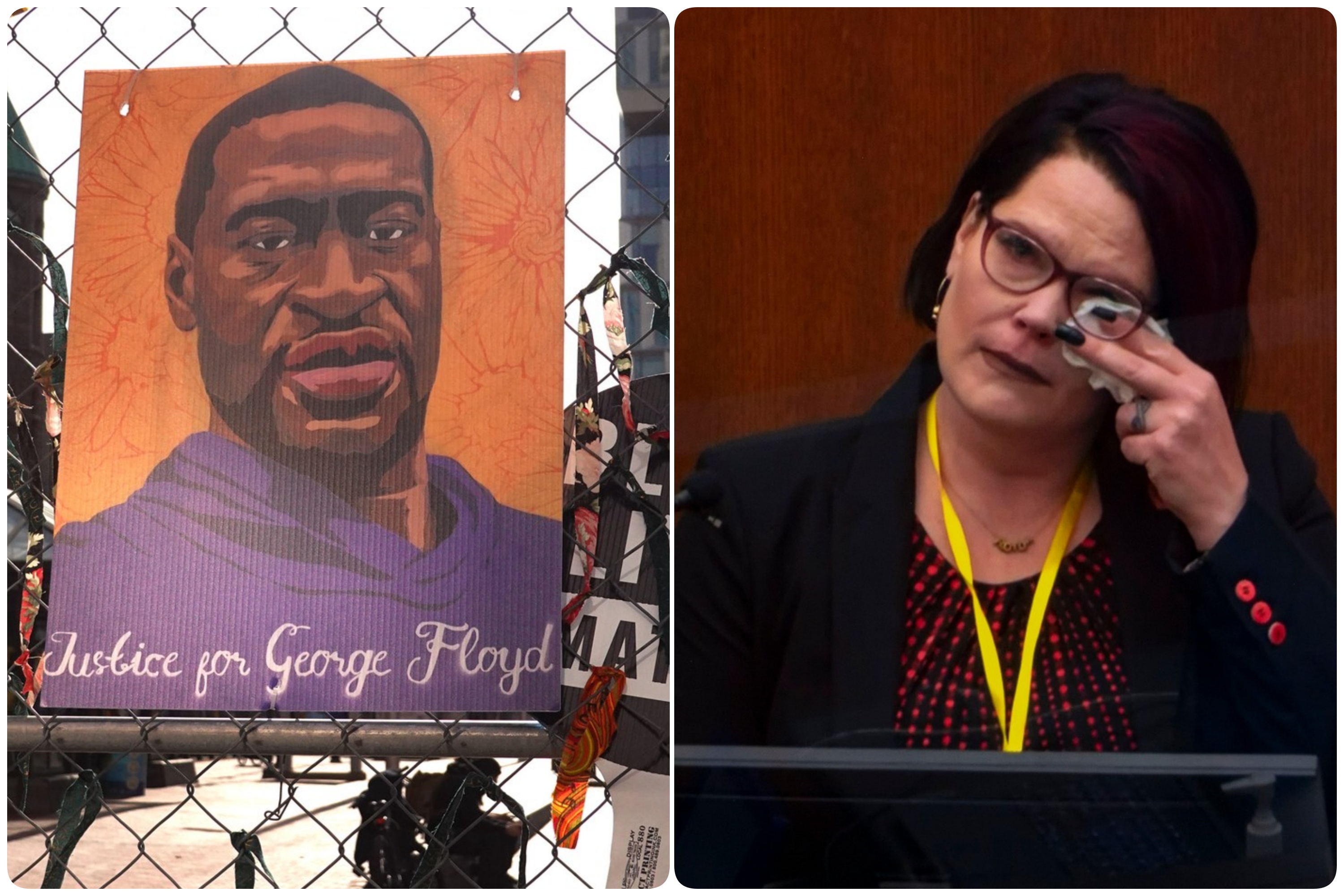 Džordž Flojd i Kortni Ros