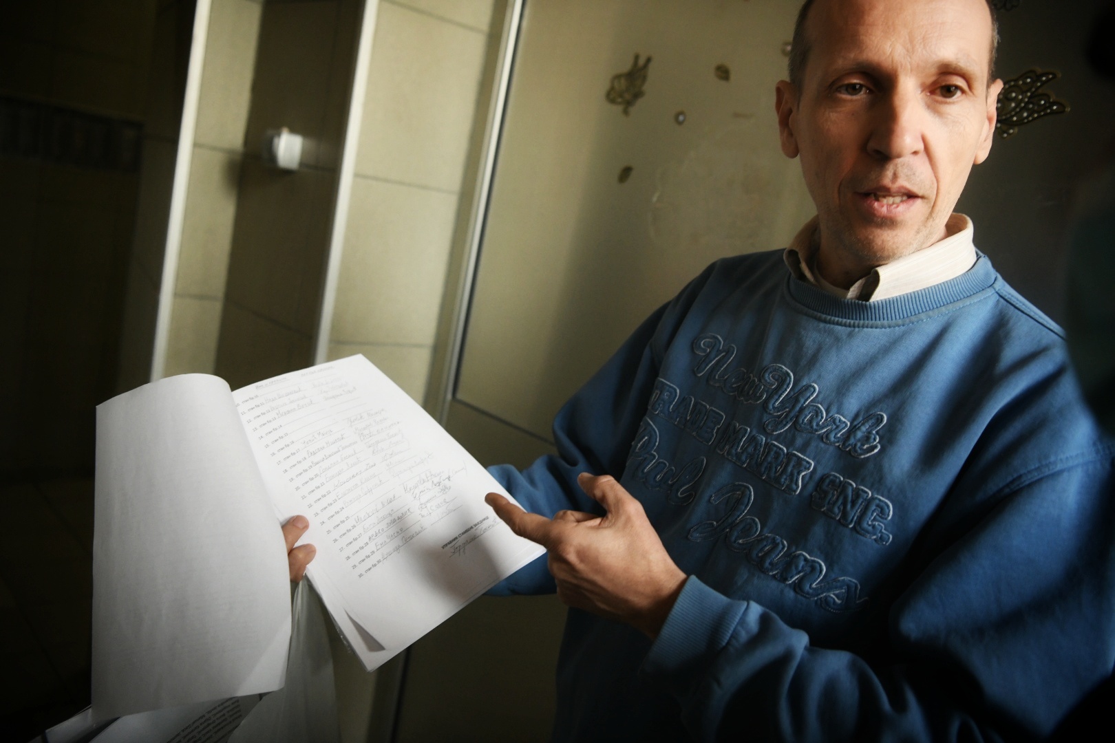 BEOGRAD 01. februar 2021. Geneks, ulaz 41B, problemi stanara sa predsednikom kucnog saveta foto:Vesna Lalic/Nova.rs