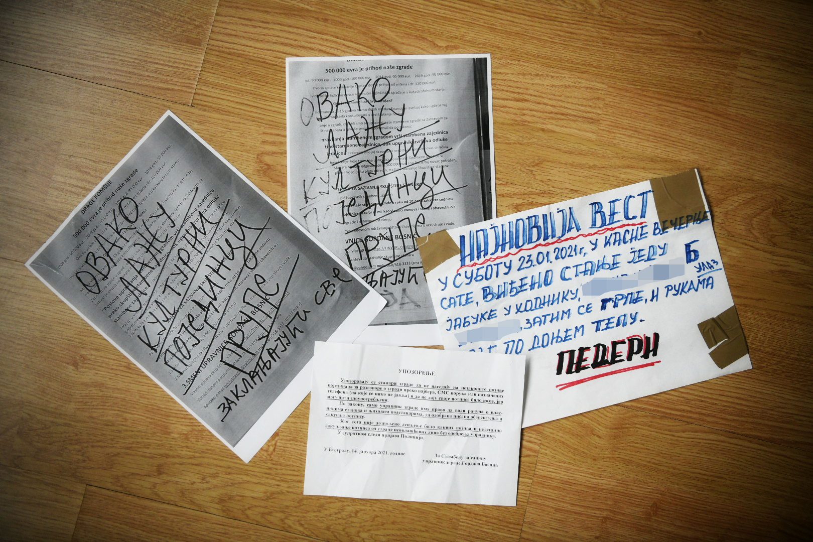 BEOGRAD 01. februar 2021. Geneks, ulaz 41B, problemi stanara sa predsednikom kucnog saveta foto:Vesna Lalic/Nova.rs