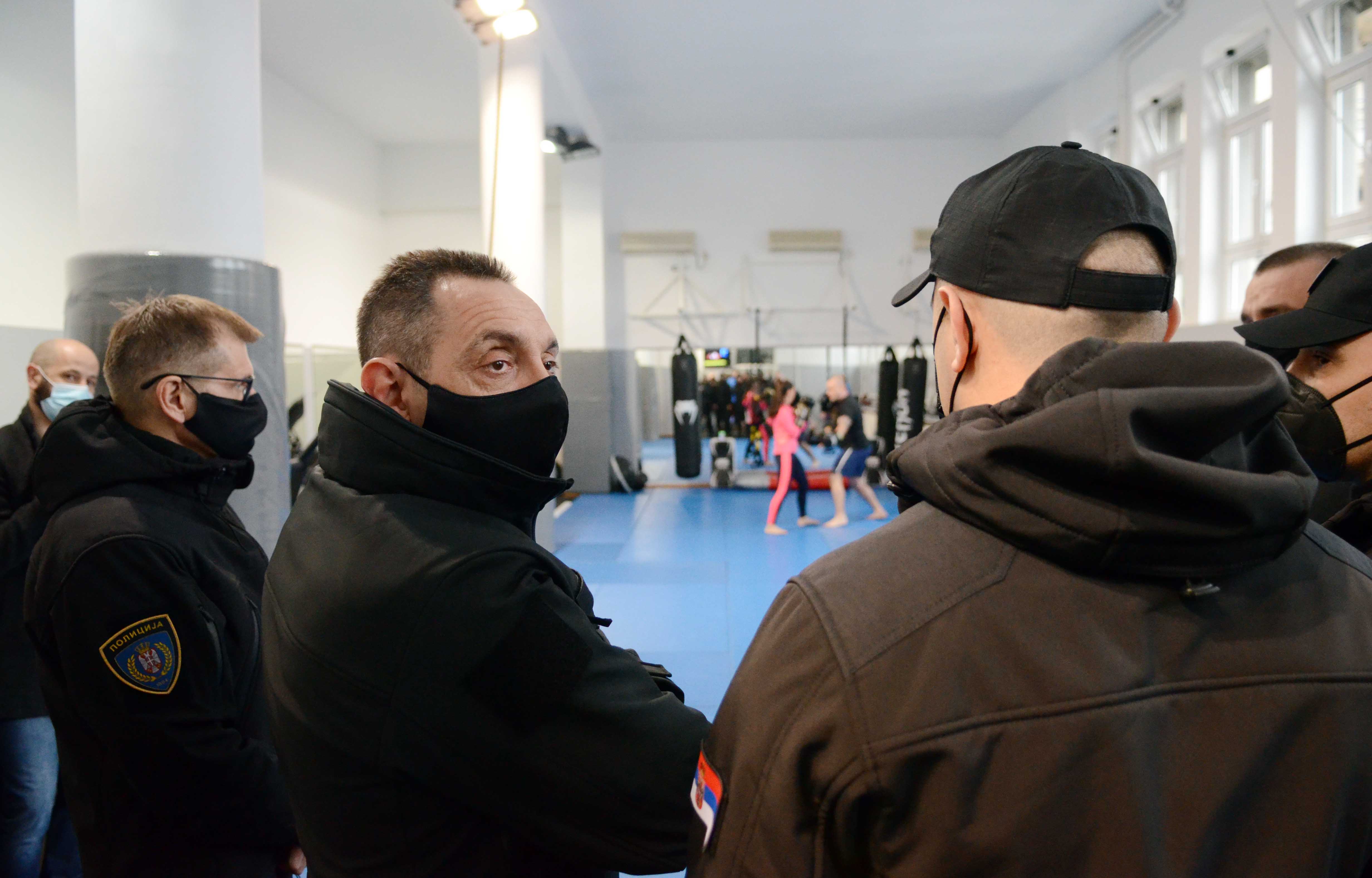 Beograd 01.02.2021. Aleksandar Vulin. Poseta, sastanak, Jedinica za obezbedjenje odredjenih ličnosti i objekata, Jedinica za obezbeđenje određenih ličnosti i objekata Foto: MUP Srbija