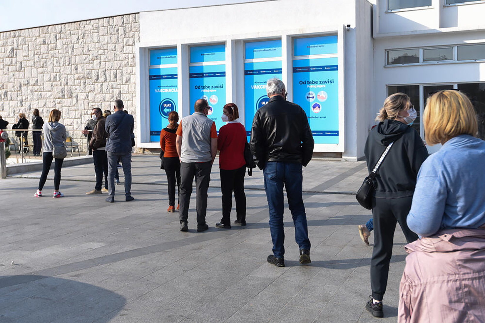 Podgorica, vakcinacija Foto: Savo Prelević/Vijesti.me
