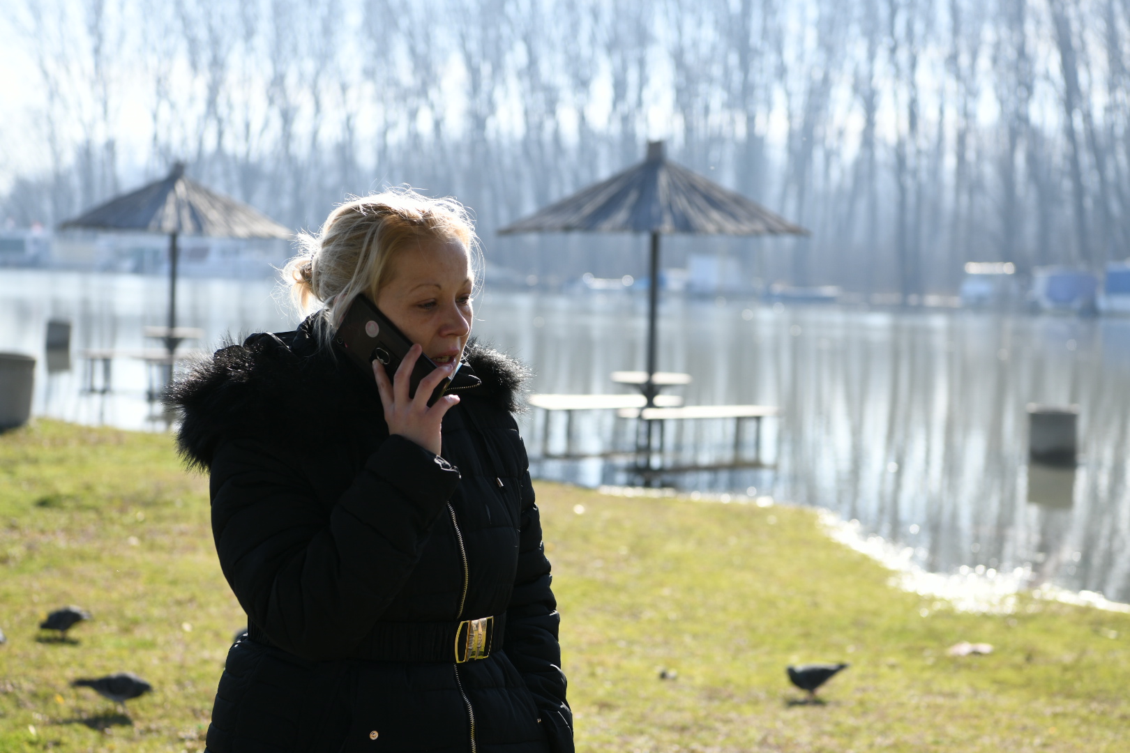 Pančevo, 03.02.2021. Tamiški kej, nestao dečak Dragan Drljić, nestali dečak, majka Foto: Vesna Lalić/Nova.rs