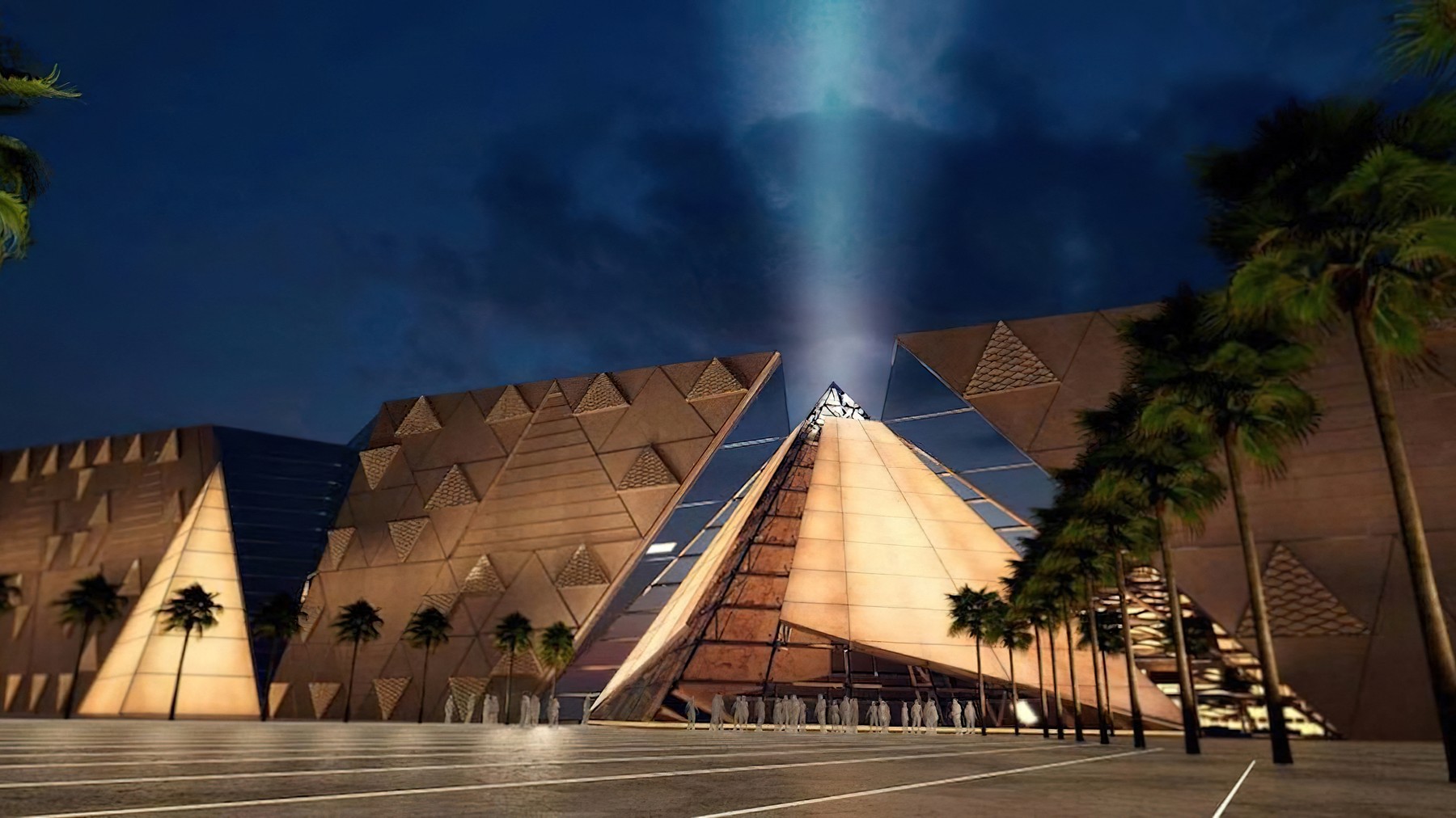 Architect Renderings of New Grand Egyptian Museum - Cairo