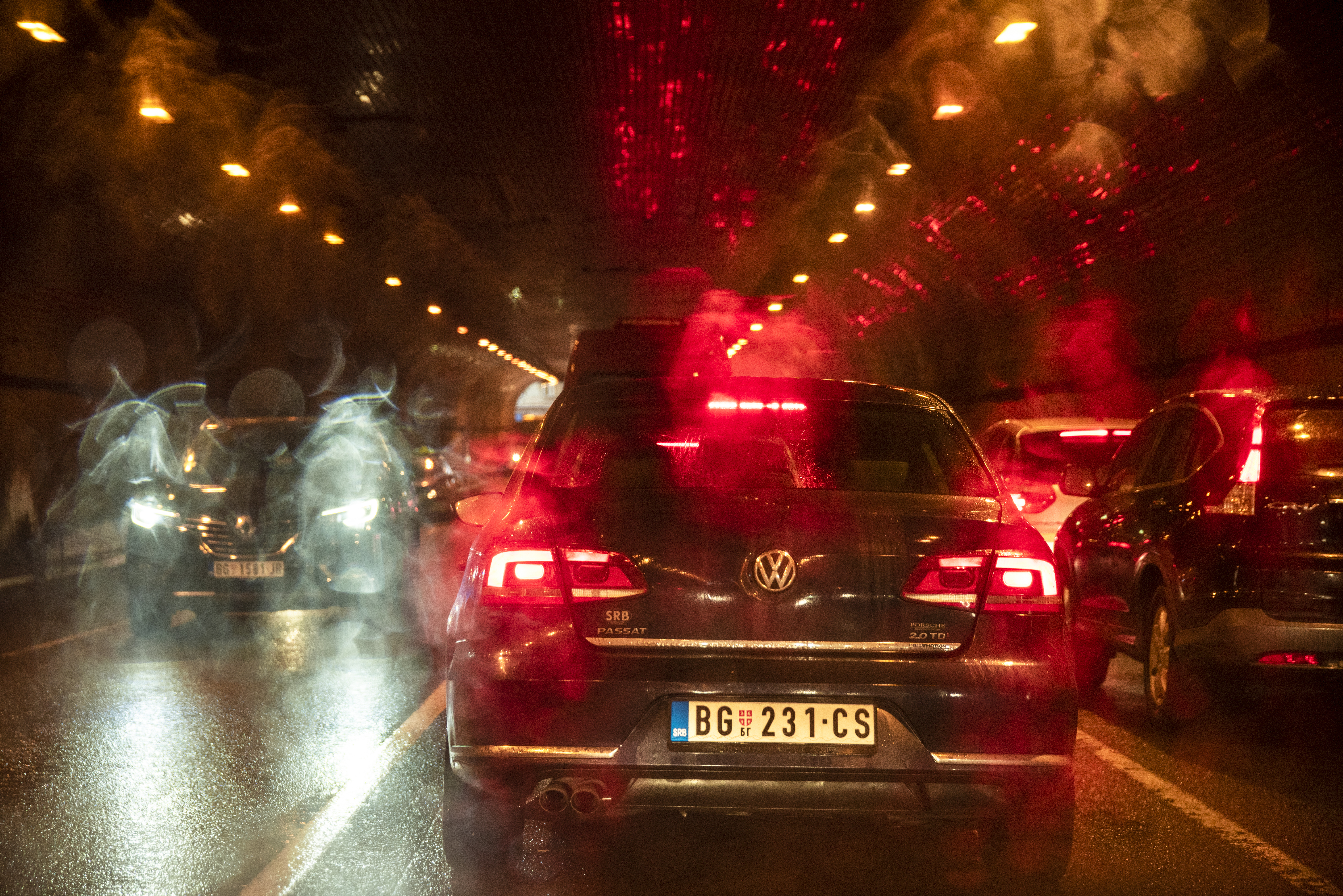 kisa tunel zastoj kolona