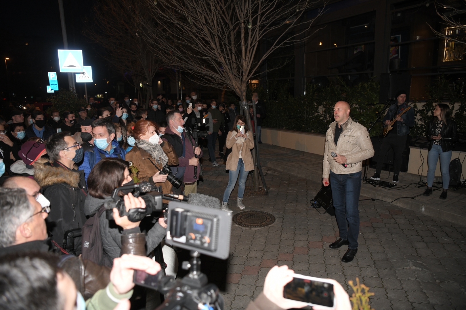 Beograd, 08.03.2021.Novak Đoković doček, proslava, 311. nedelja na prvom mestu ATP liste, restoran Novak Foto: Dragan Mujan/Nova.rs