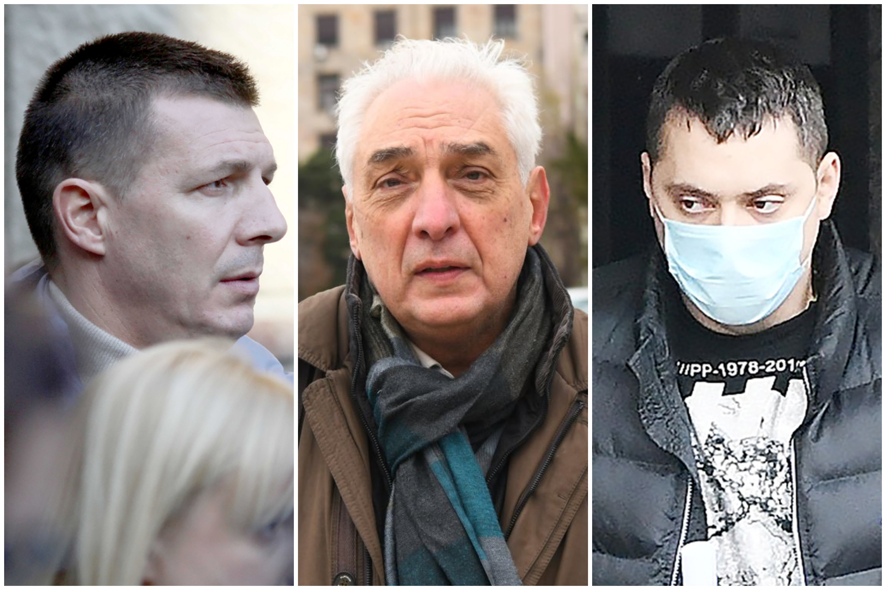 Andrej Vučić, Veljko Belivuk, Velja Nevolja, Božo Prelević, kombo Foto: E-Stock/Miloš Rafailović/Arhiva