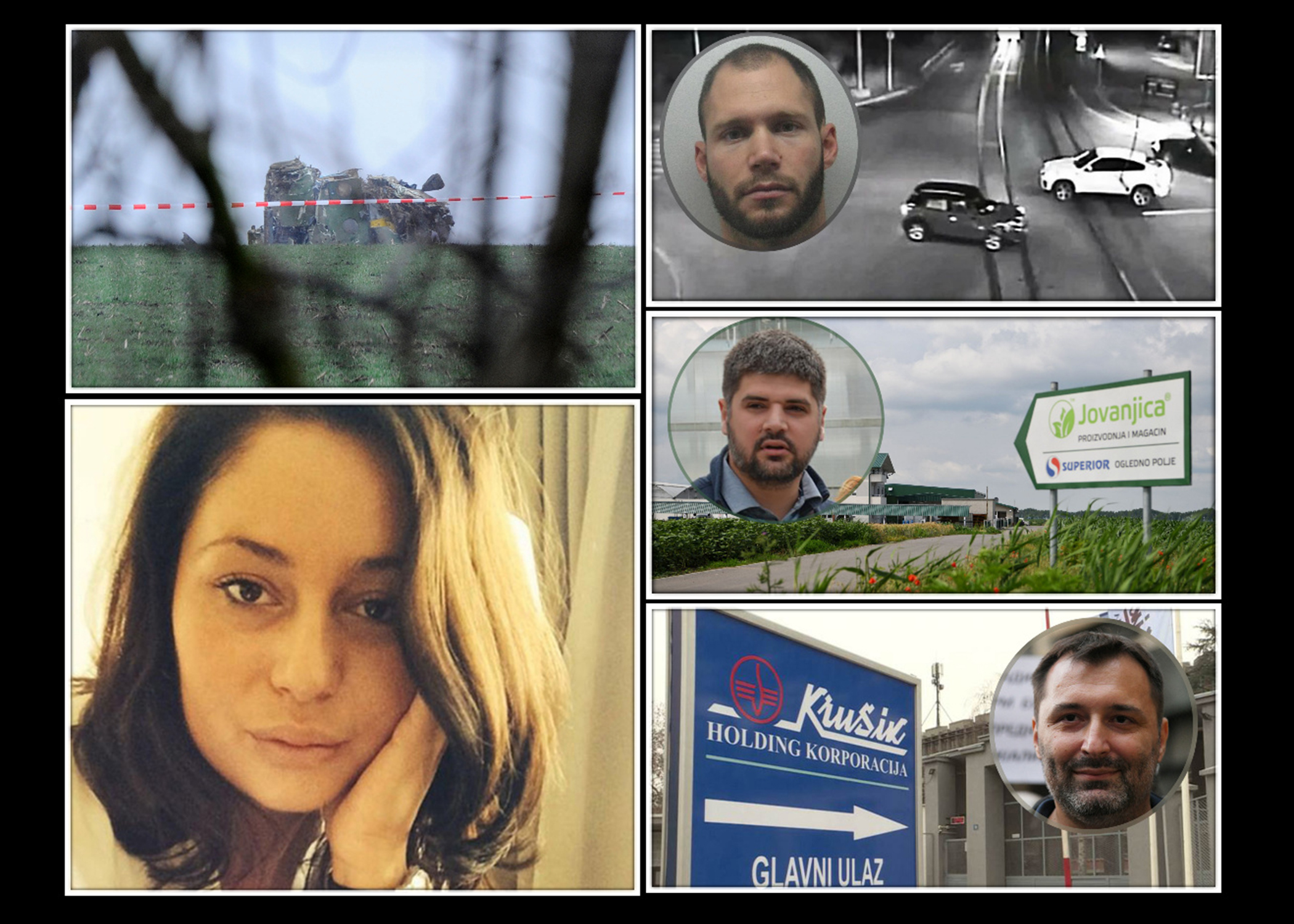 ivana bodrožić, krušik, jovanjica, slučaj kantrimen (miloš milićev), pad helikoptera 2015