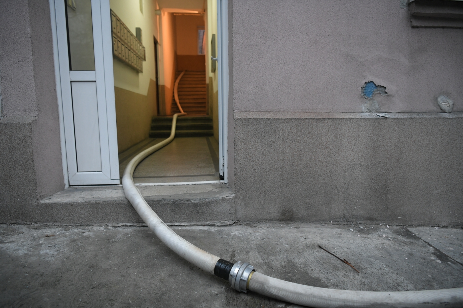 Beograd, 31.12.2020. Požar, Dalmatinska ulica Foto: Dragan Mujan/Nova.rs