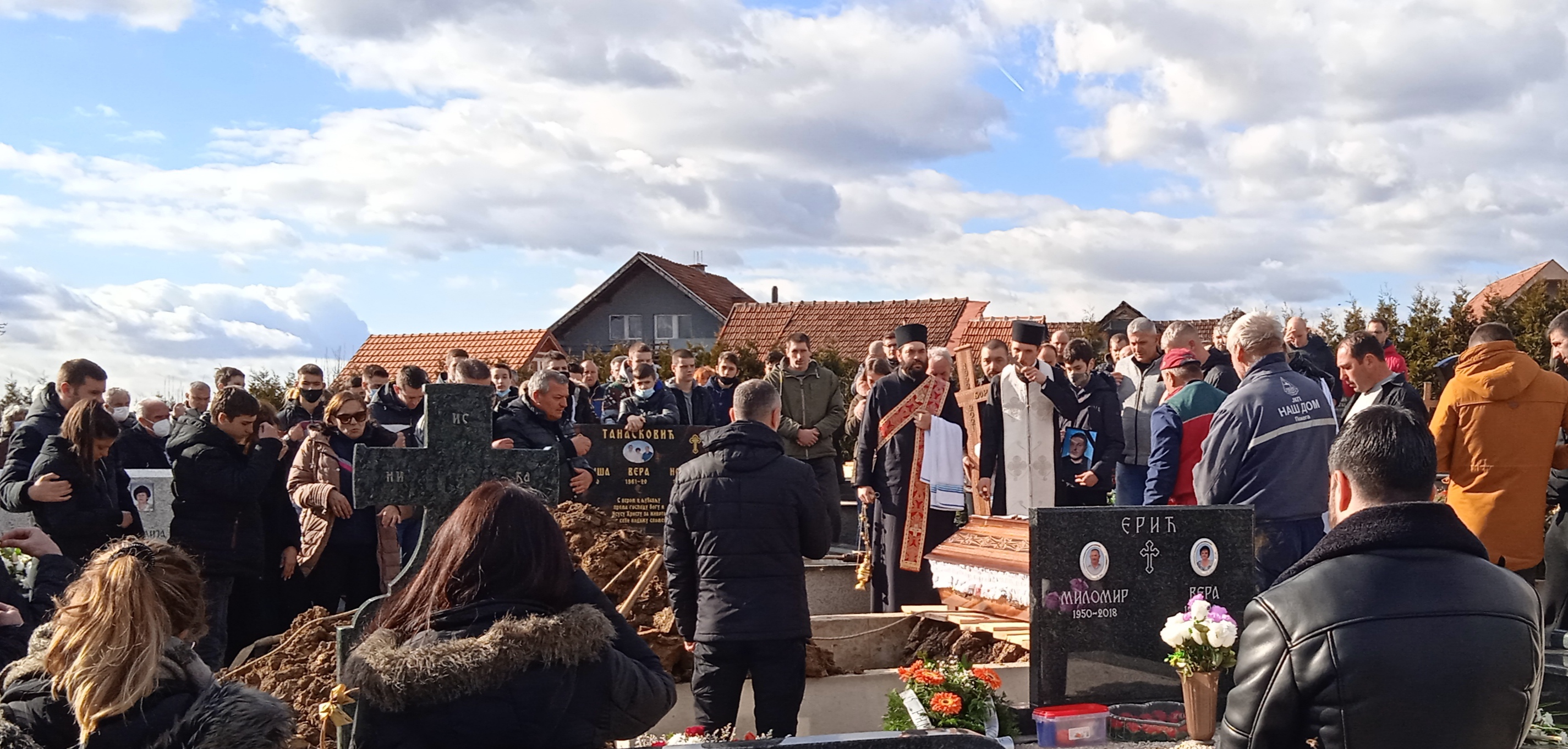 Požega 18.02.2021. Sahrana Uroša Đorđevića, Uroša Djordjevića, nastradao od strujnog udara. Uroš Đorđević, Uroš Djordjević Foto: Slavica Panić/Nova.rs