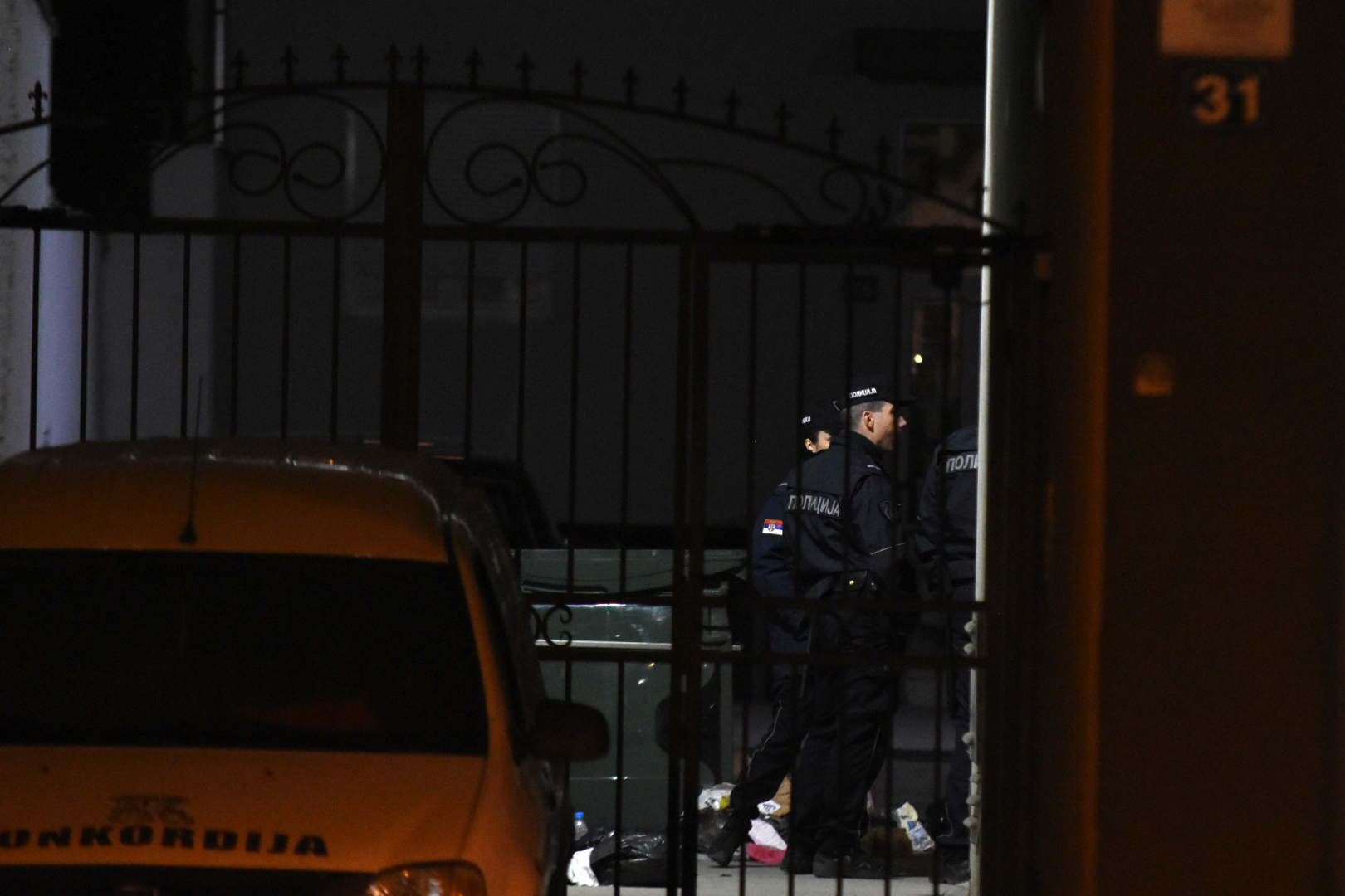 Ubistvo Novi Sad, policija