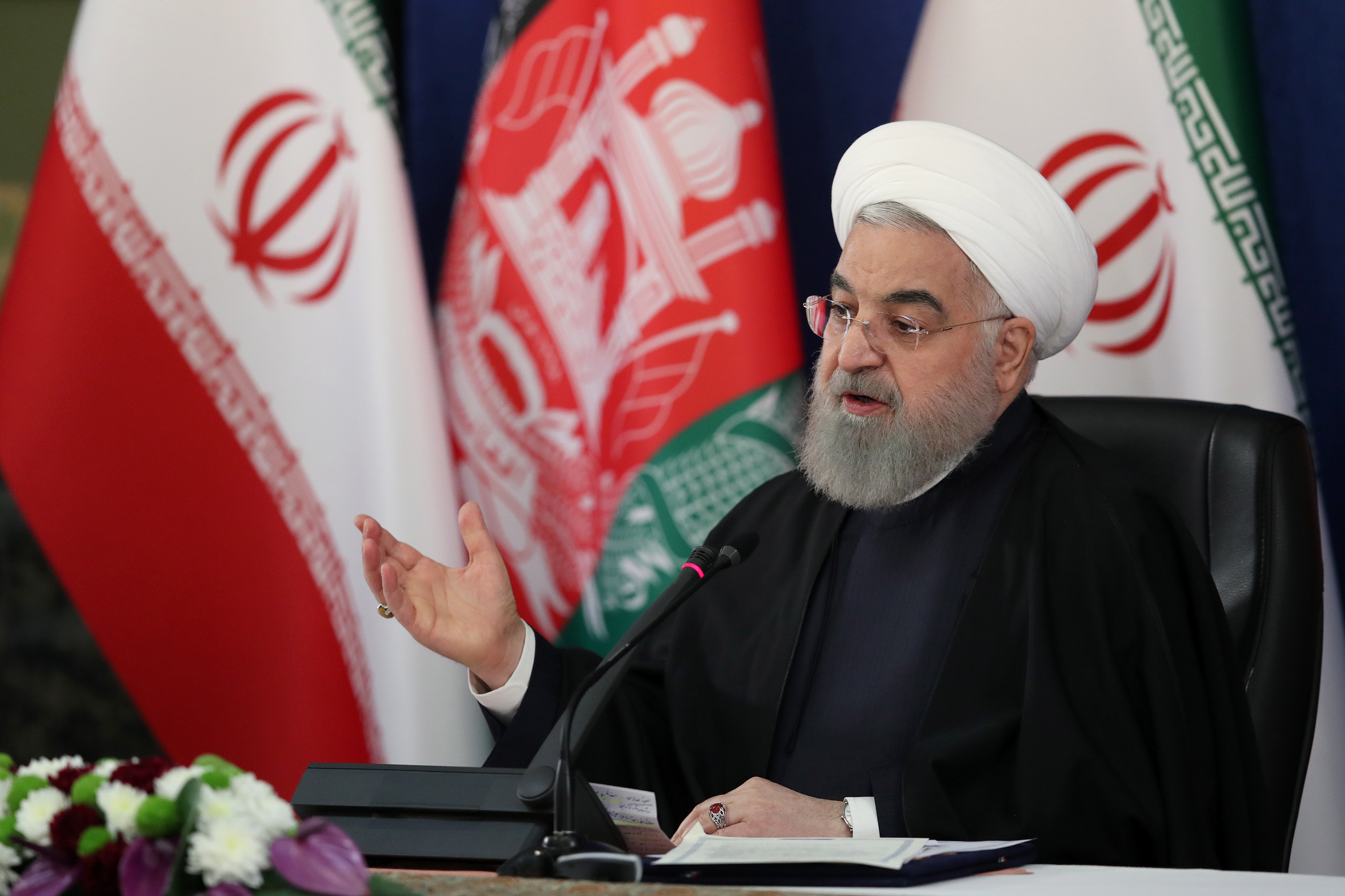 Inaguration railway between Iran and Afghanistan