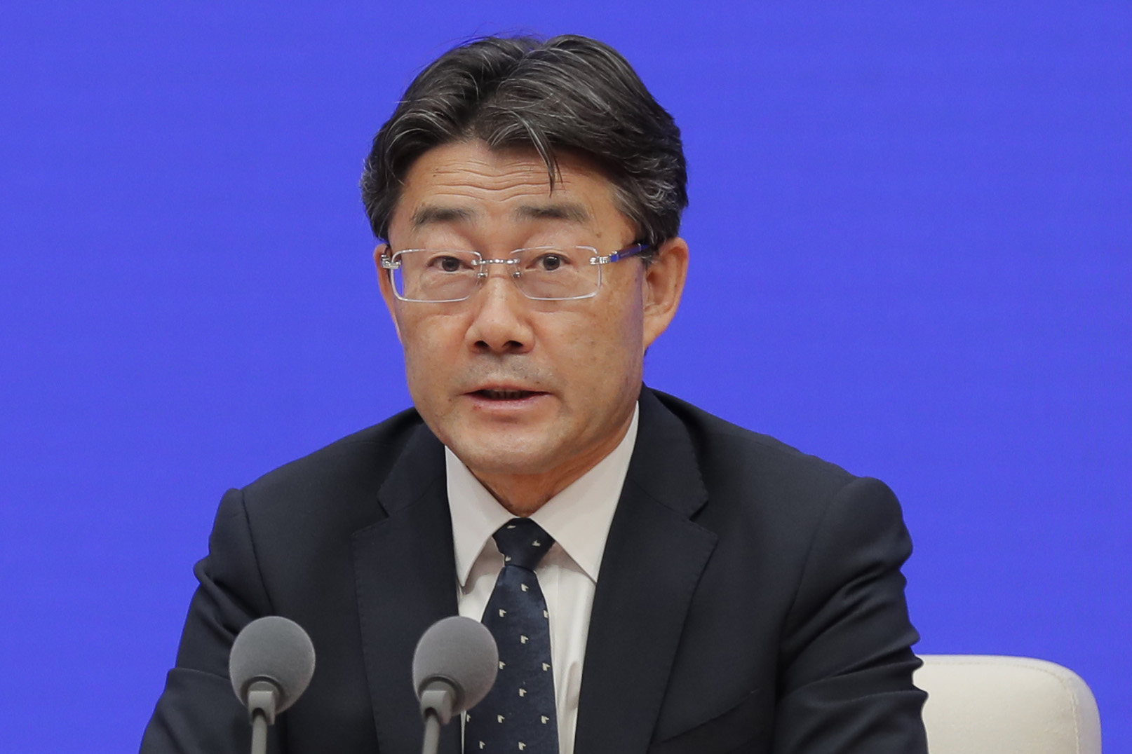 Press conference on new coronavirus-related pneumonia, in Beijing