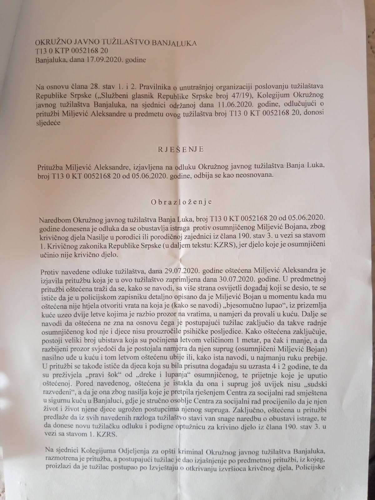 Aleksandra Trencic Miljević, dokumenta Foto: Privatna arhiva